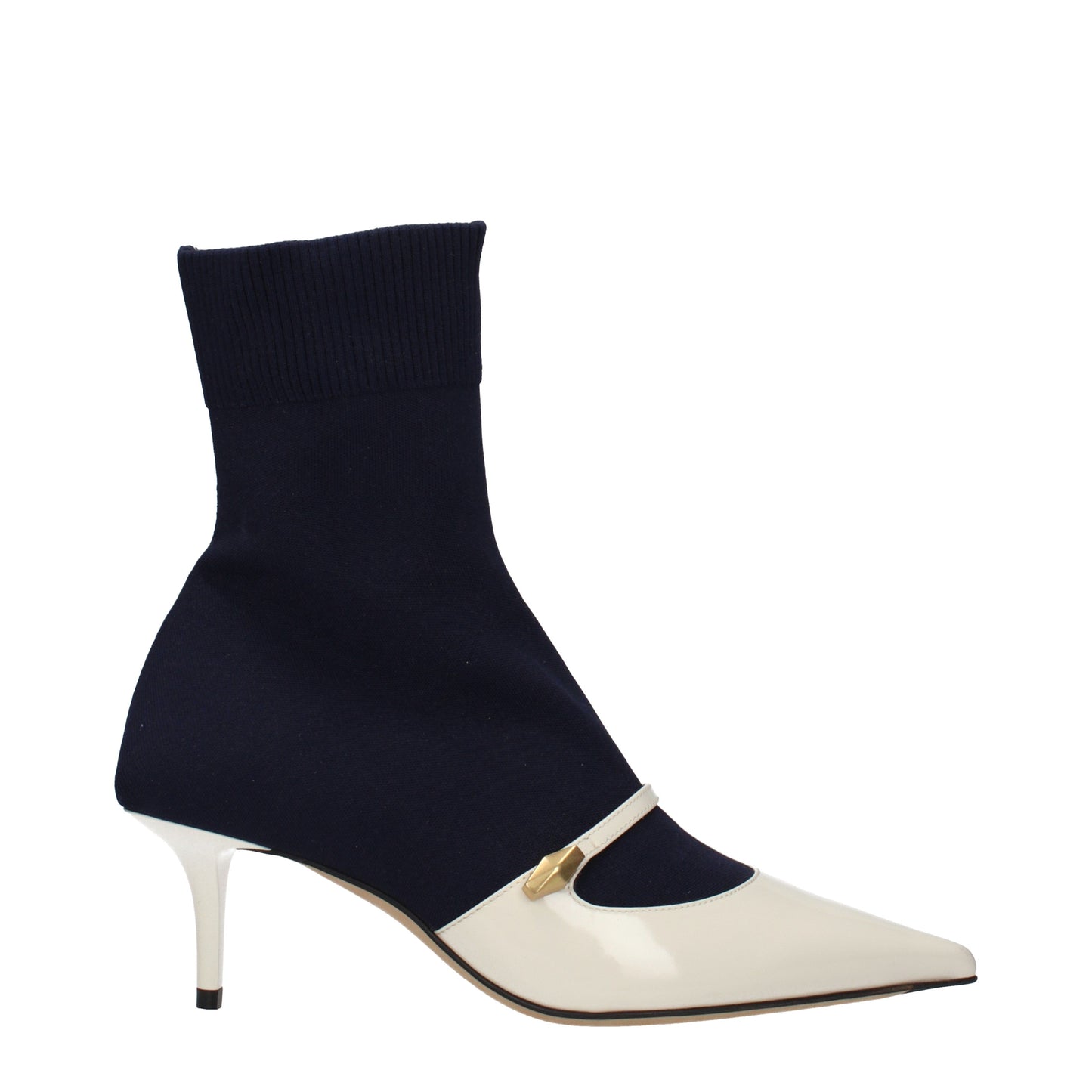 Jimmy Choo Ankle Boots Women Fabric  Blue/Milk