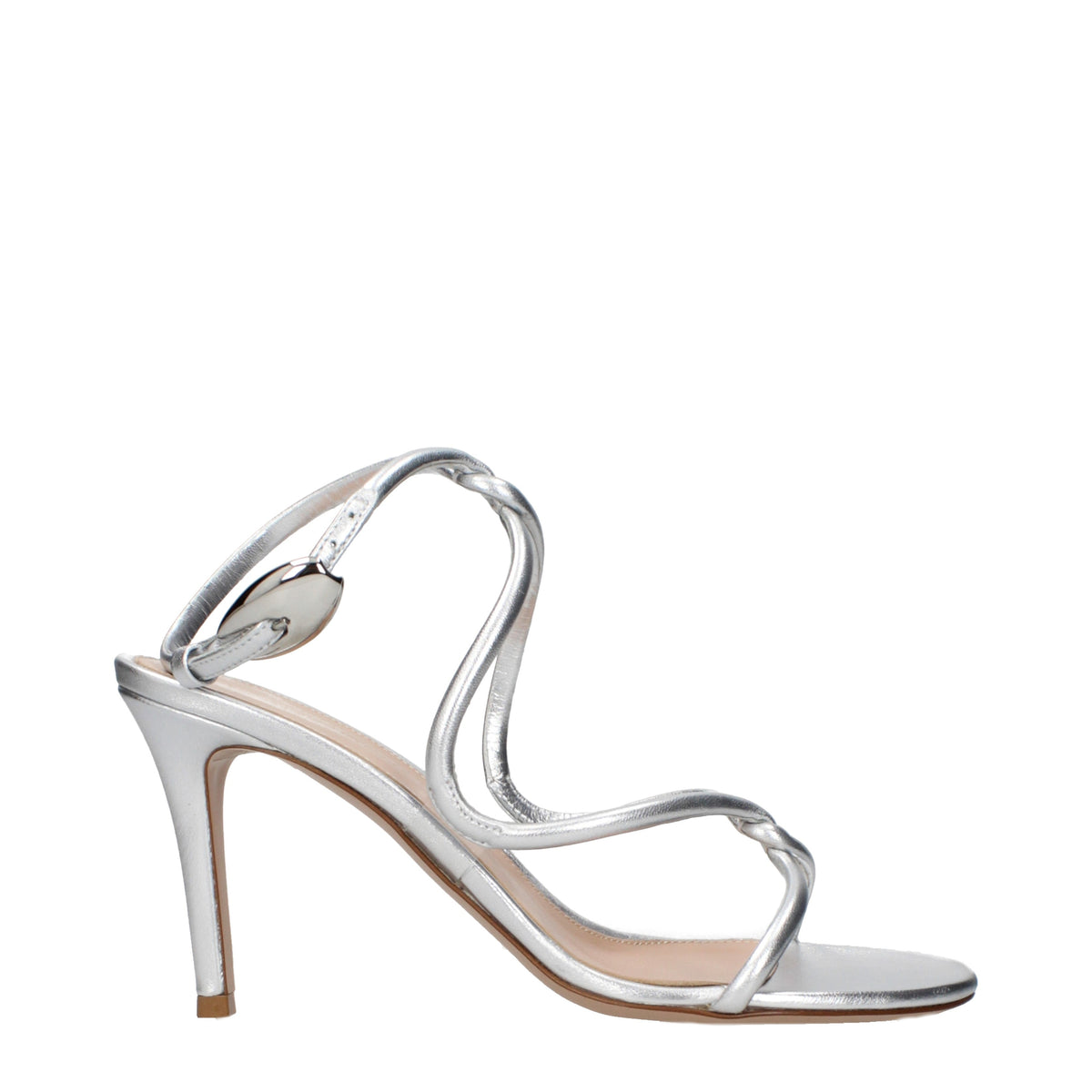 Gianvito Rossi Sandals Women Leather Silver