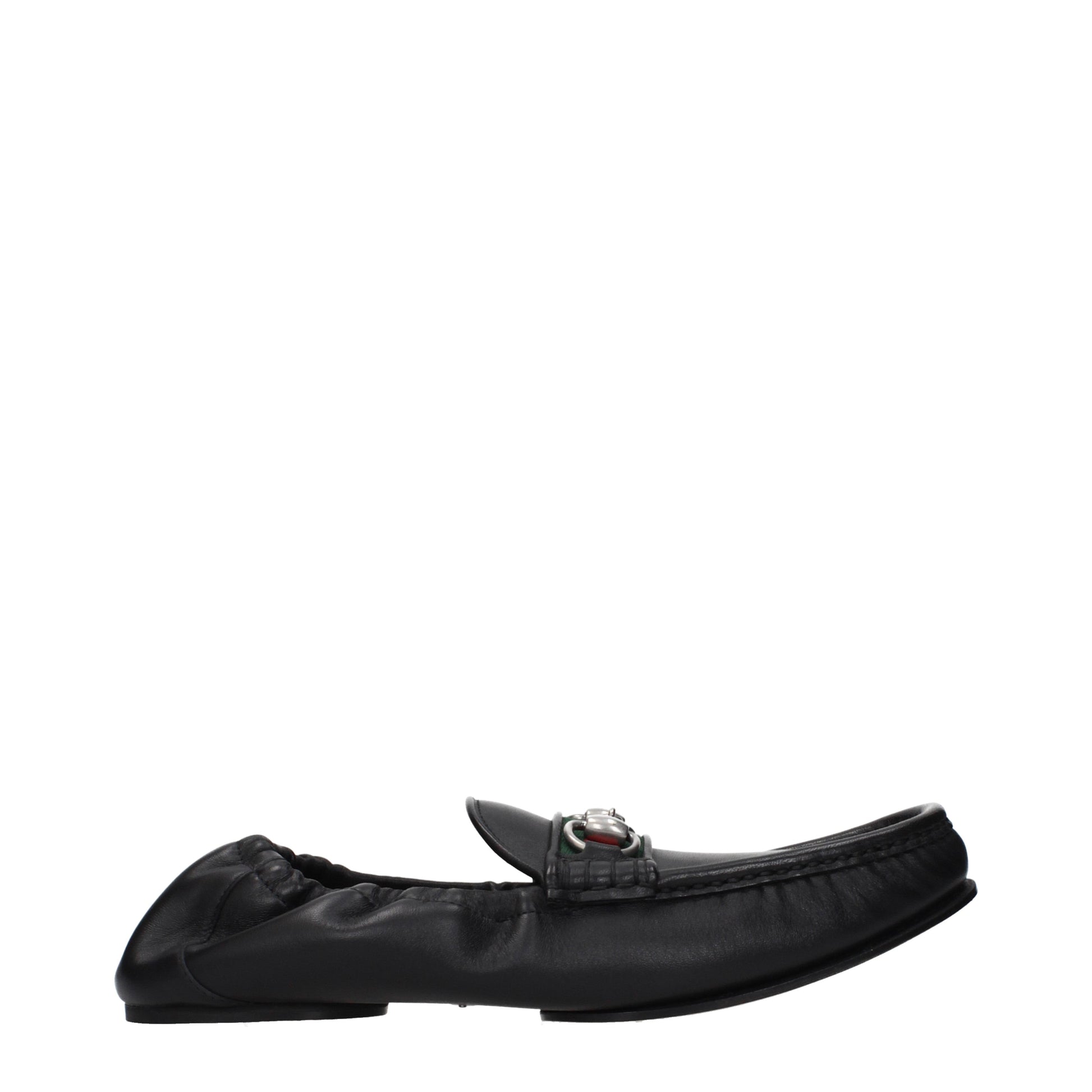Gucci Loafers Men Leather Black