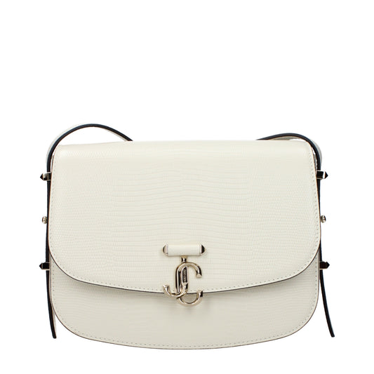 Jimmy Choo Crossbody Bags Women Leather White/Milk