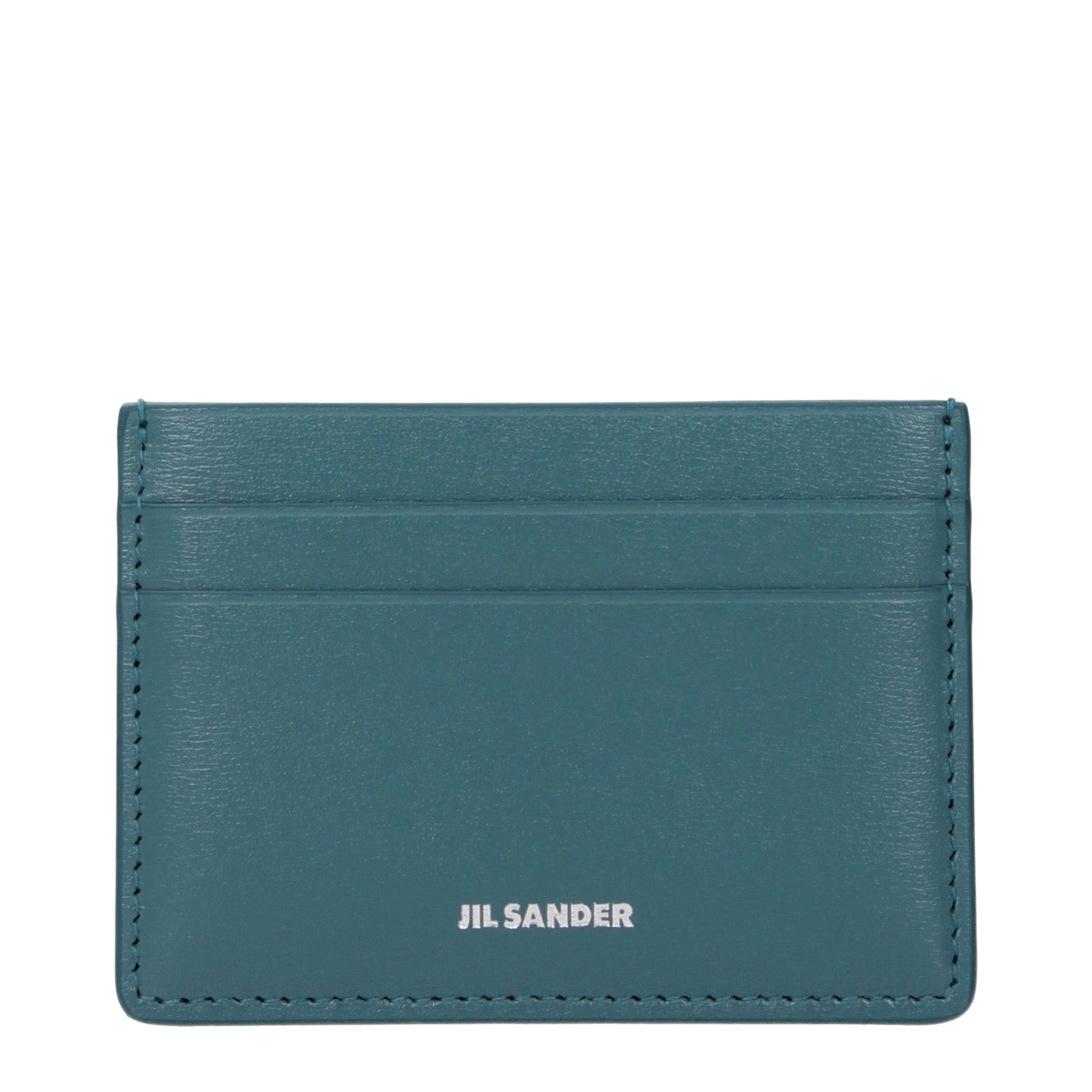 Jil Sander Document Holders Women Leather Green/Lagoon