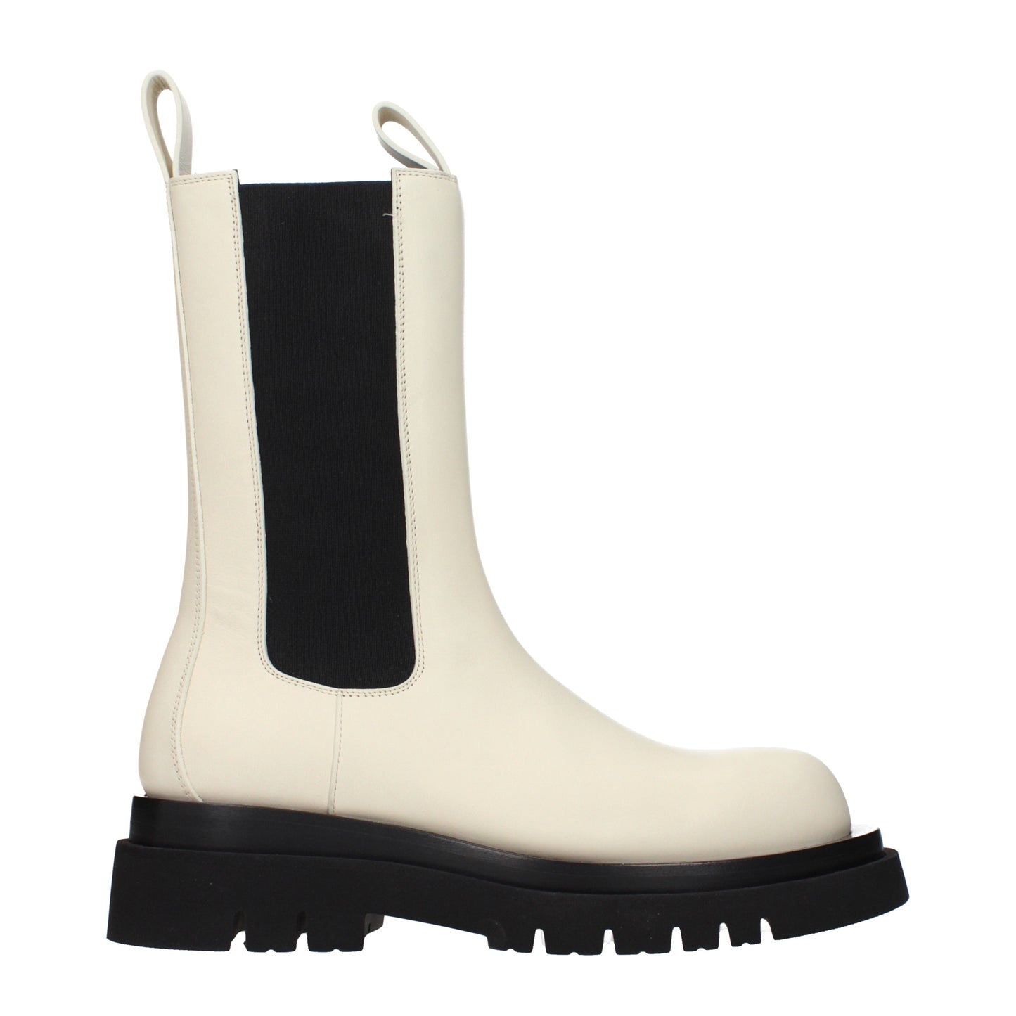 Bottega Veneta Ankle Boots Women Leather Beige/Sea Salt