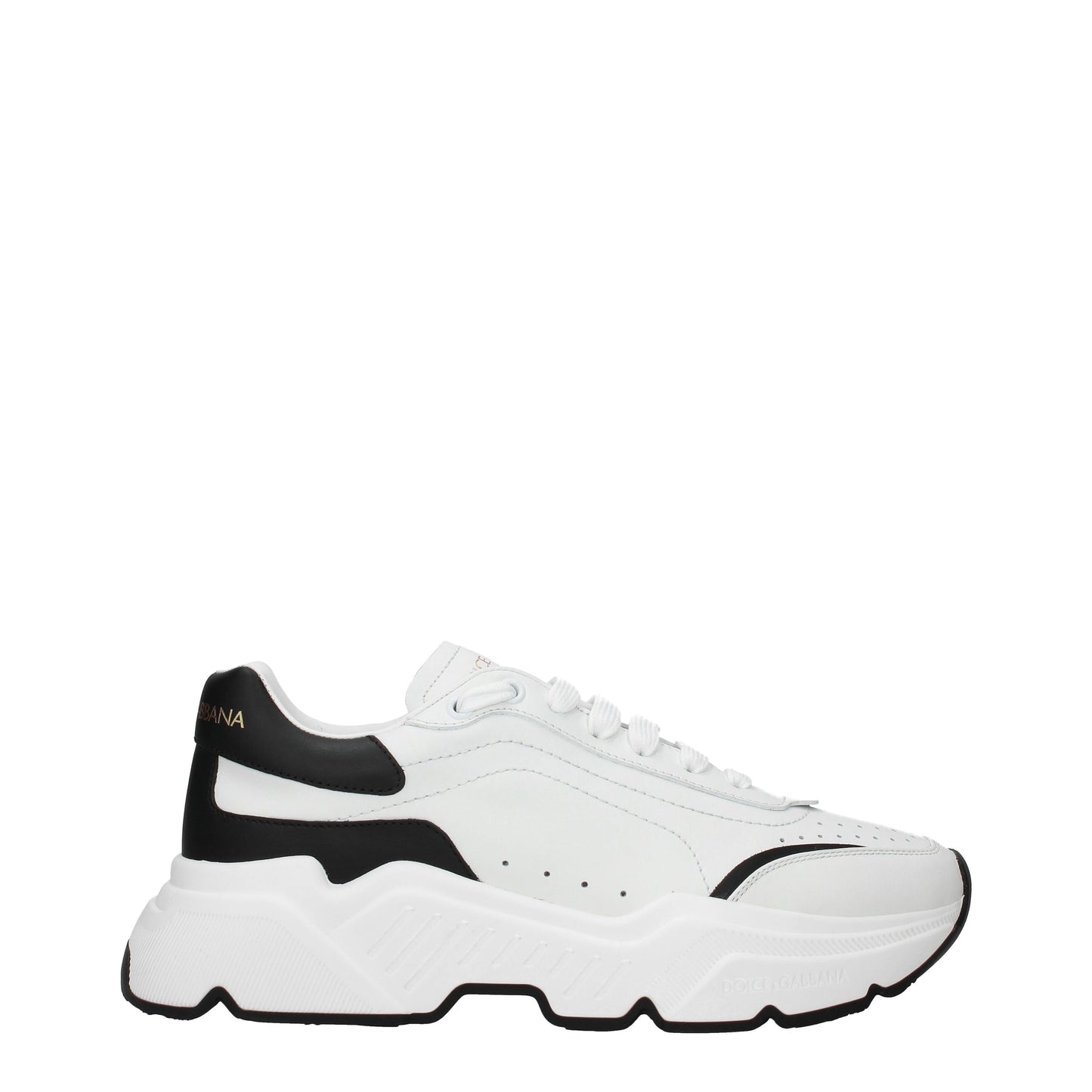 Dolce&Gabbana Men's Sneakers in Leather White/Black