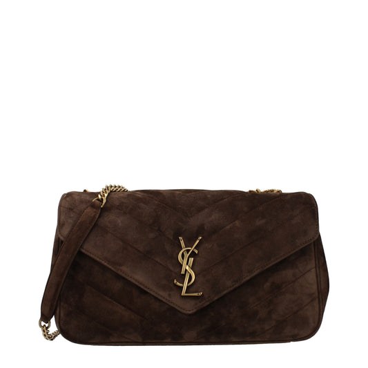 Saint Laurent Women's Shoulder Bags Suede