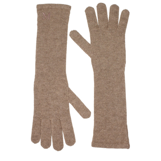 Max Mara Gloves Women Cashmere Beige