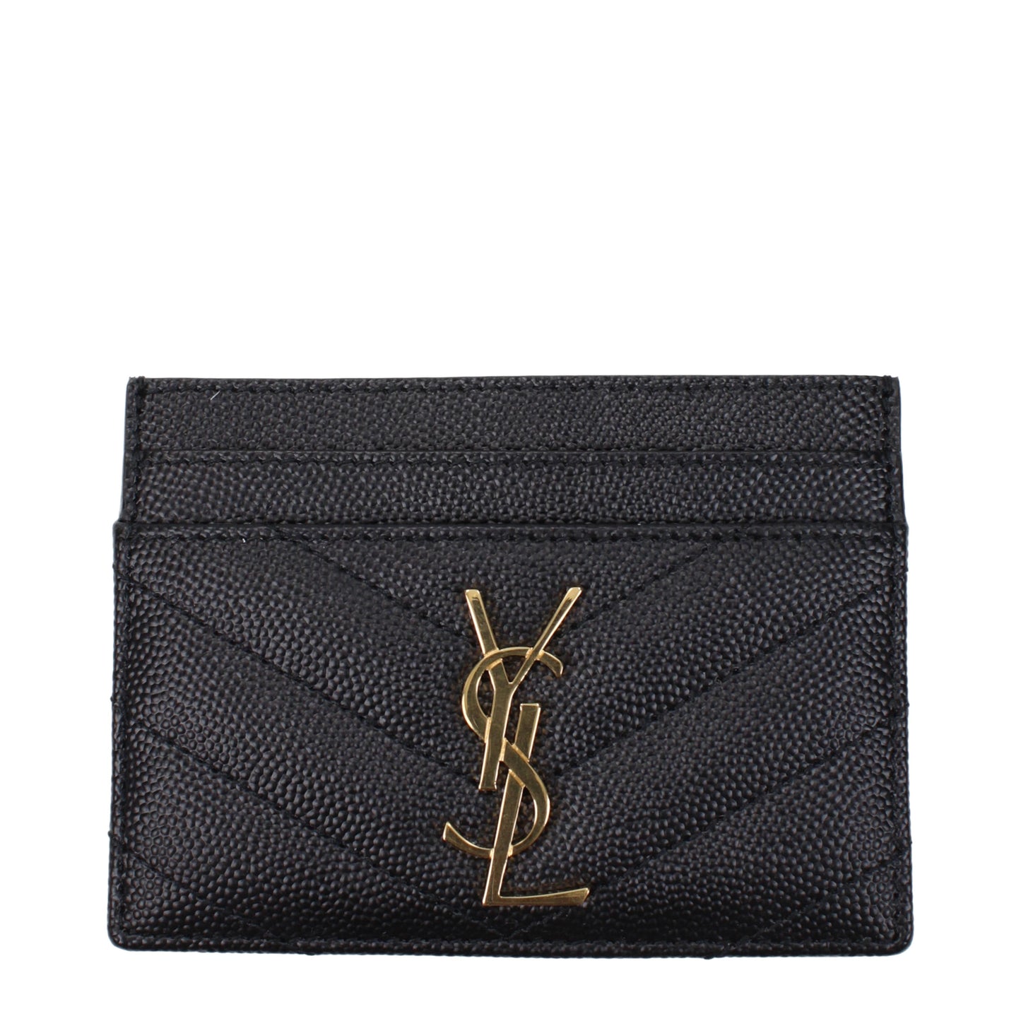 Saint Laurent Document Holders Women Leather Black