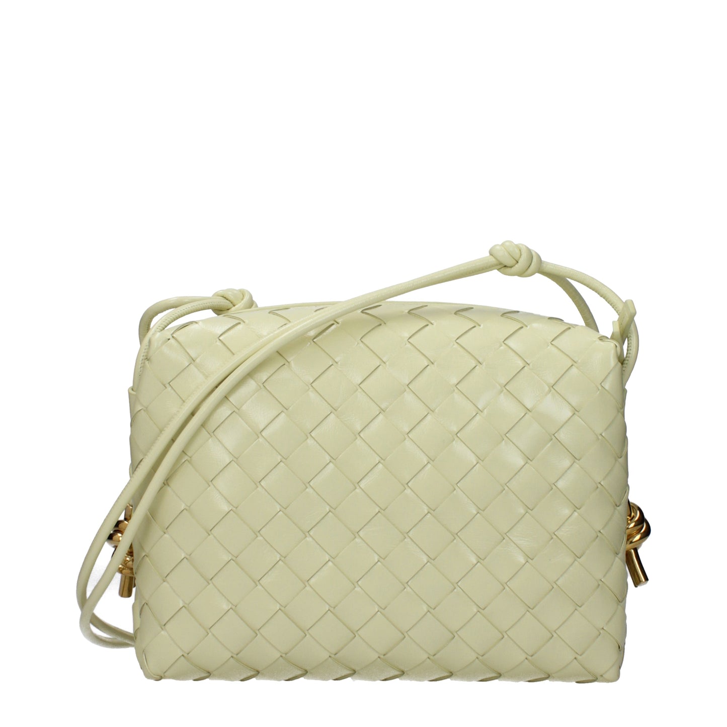 Bottega Veneta Women's Crossbody Bags Leather Cream