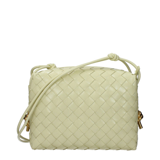 Bottega Veneta Women's Crossbody Bags Leather Cream
