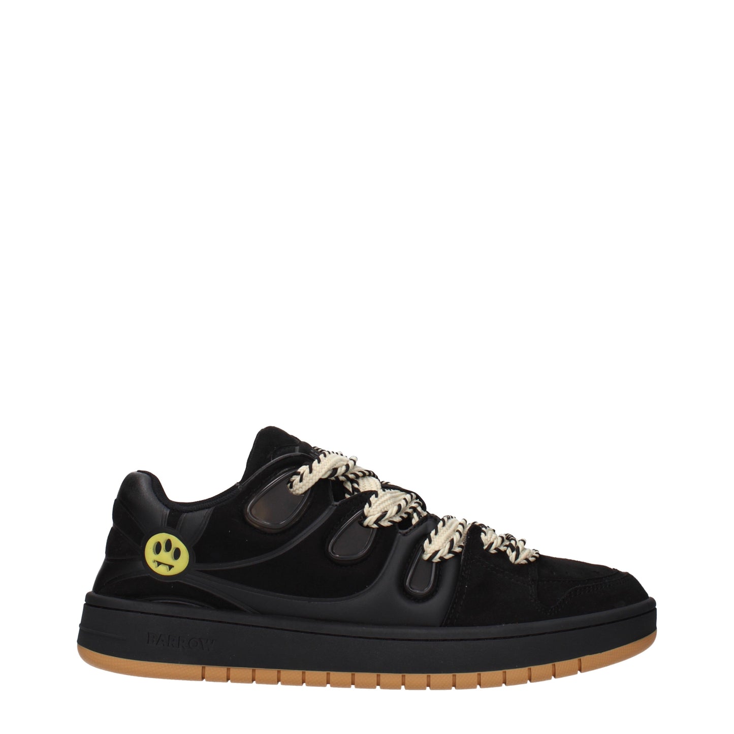 Barrow Sneakers Men Suede Black