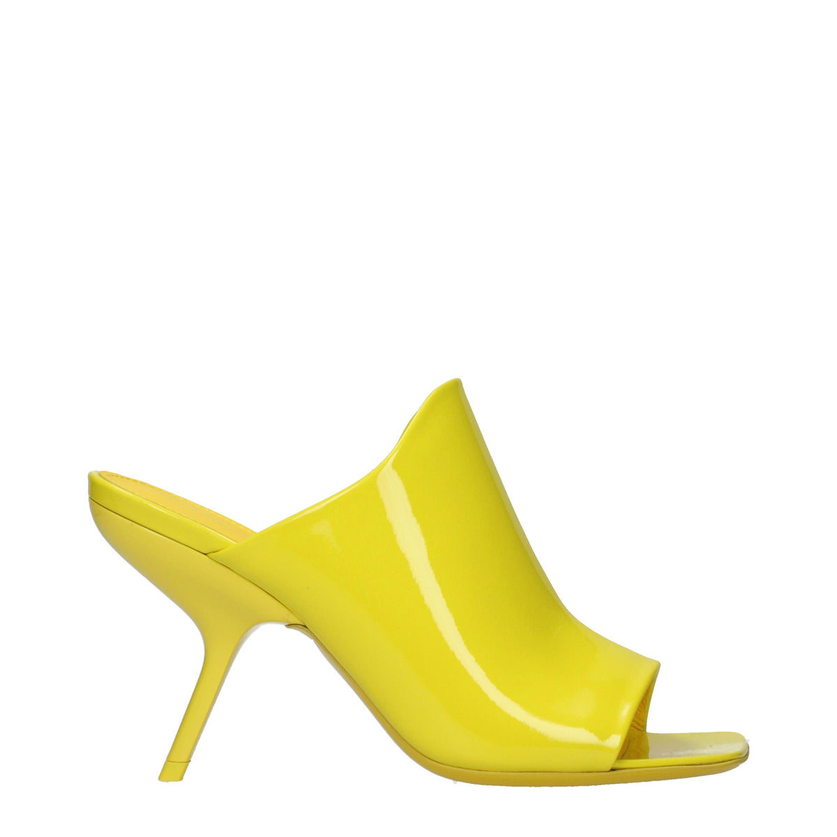 Salvatore Ferragamo Women's Sandals Patent Leather Yellow