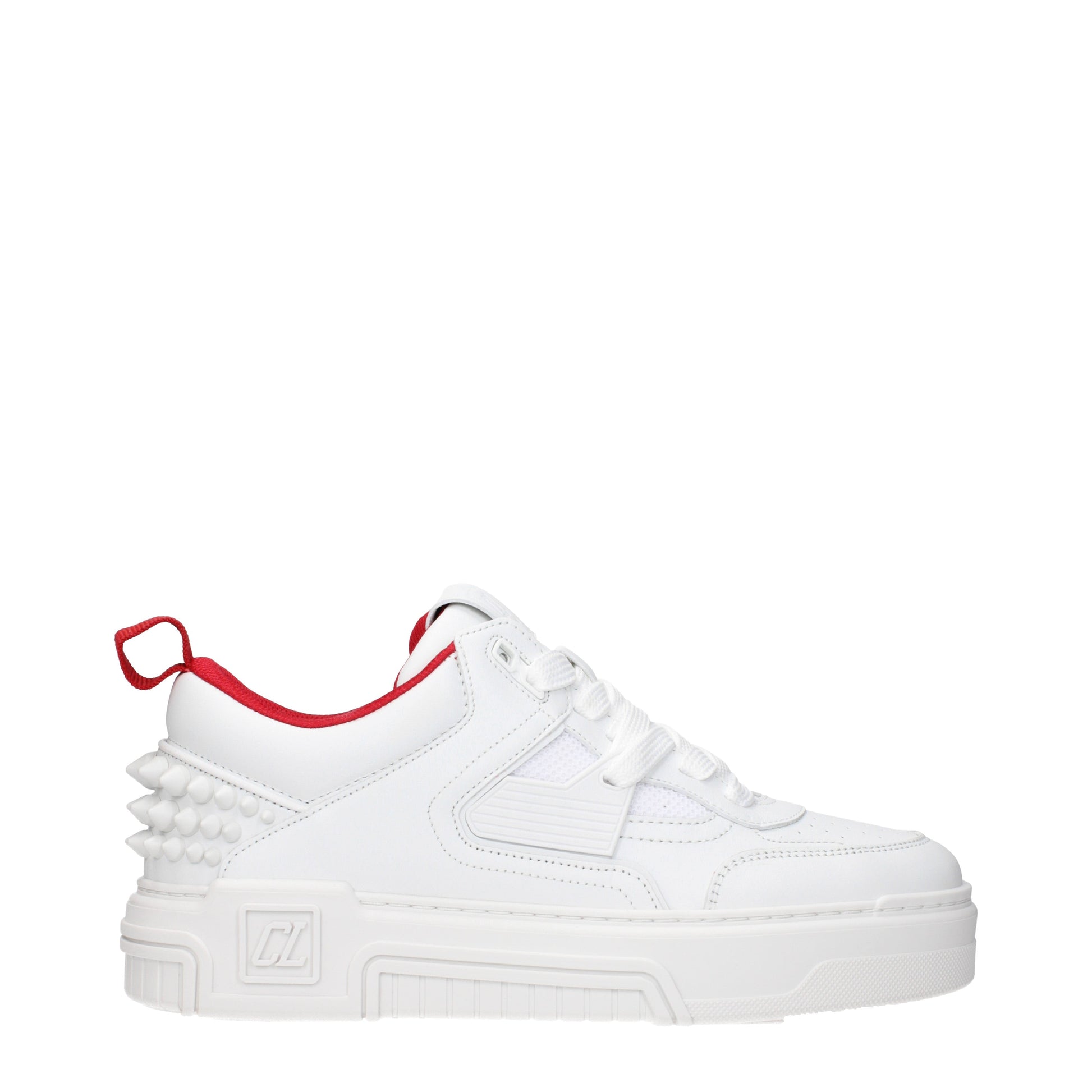 Louboutin Sneakers Men Leather White