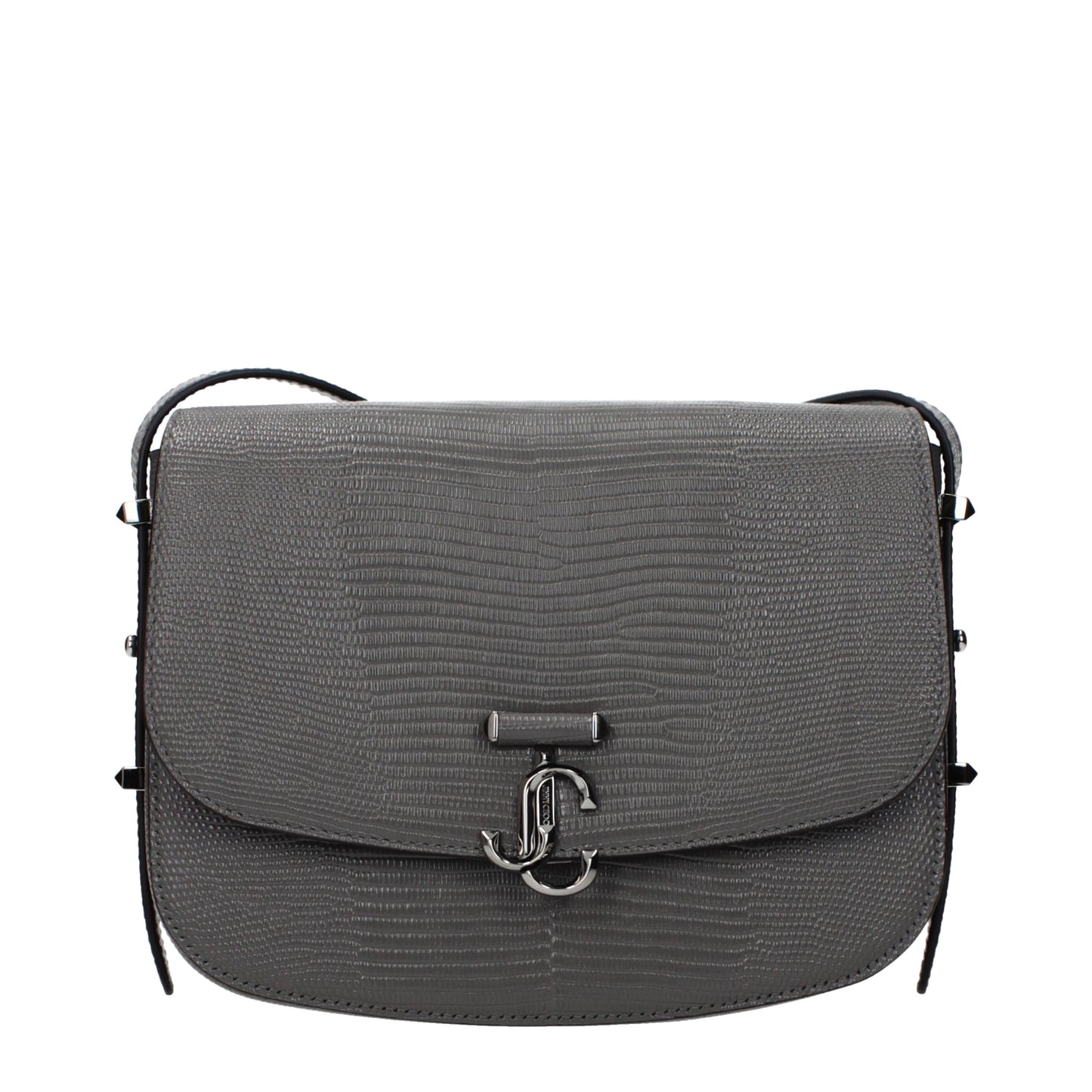 Jimmy Choo Crossbody Bags Women Leather Gray/Rifle