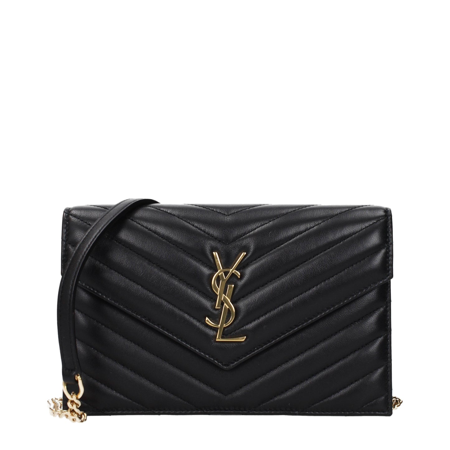 Saint Laurent Crossbody Bags Women Leather Black
