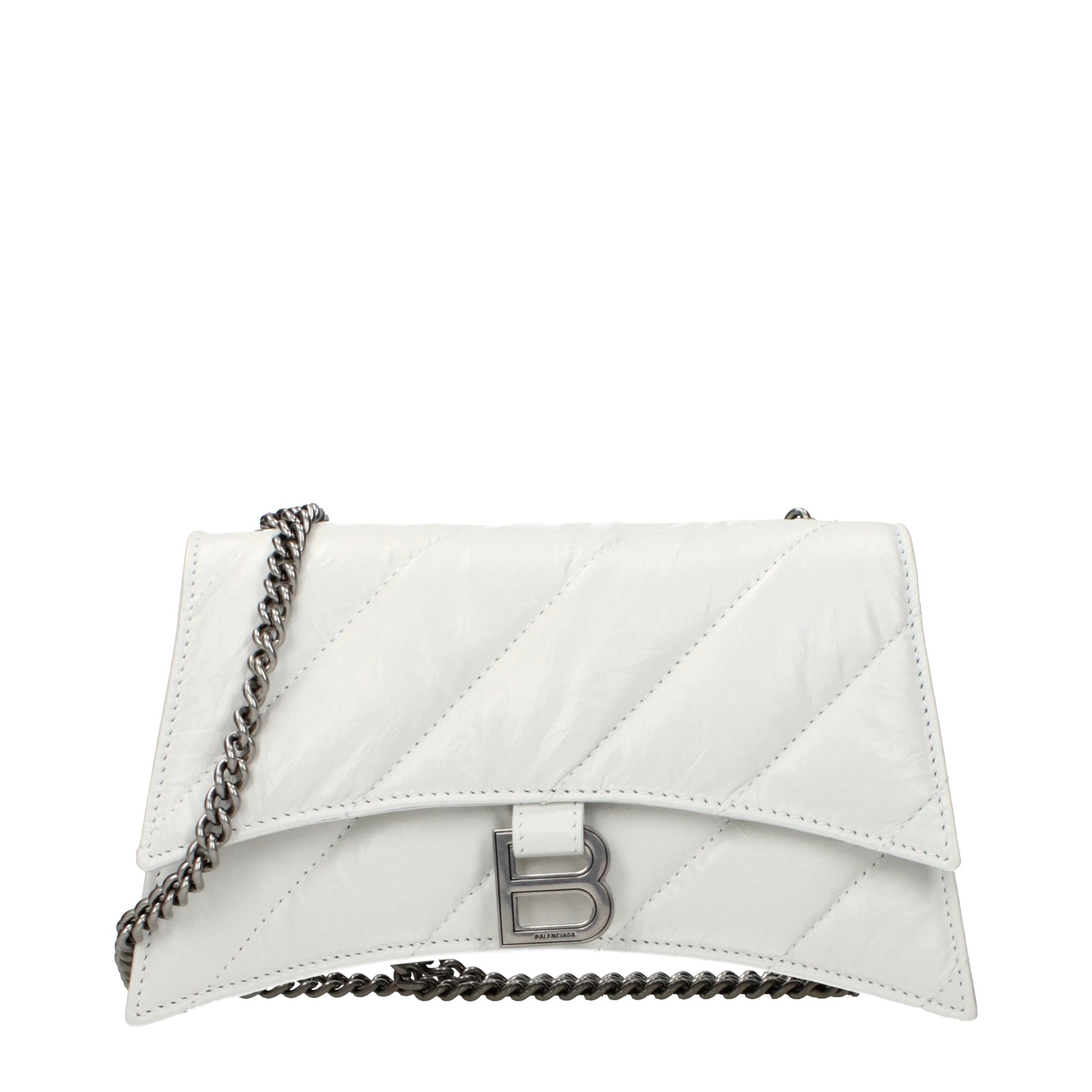 Balenciaga Crossbody Bags Women Leather White