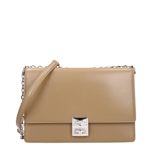 Givenchy Crossbody Bags Women Leather Beige/Capuchin