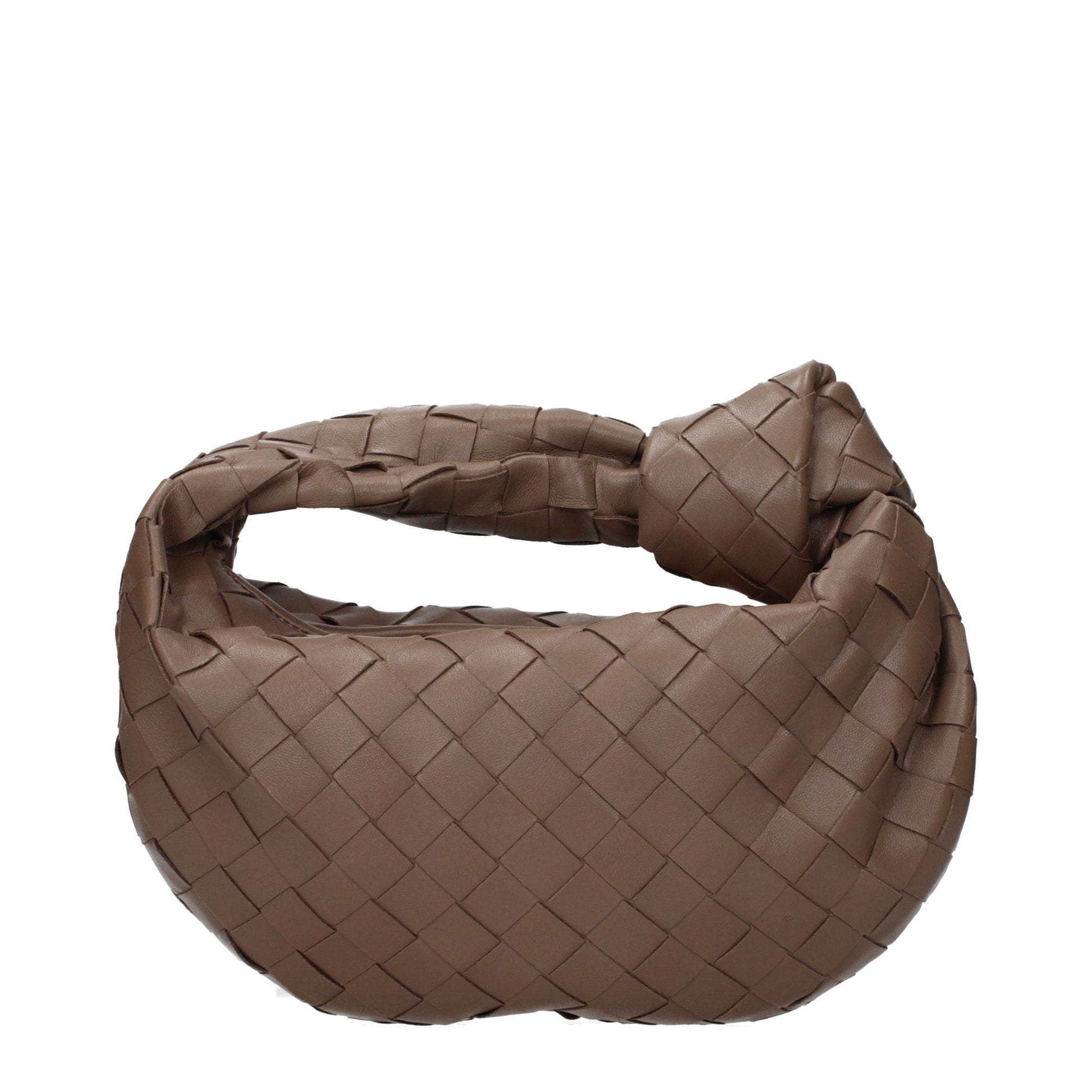Bottega Veneta Handbags Women Leather Brown/Pinecone