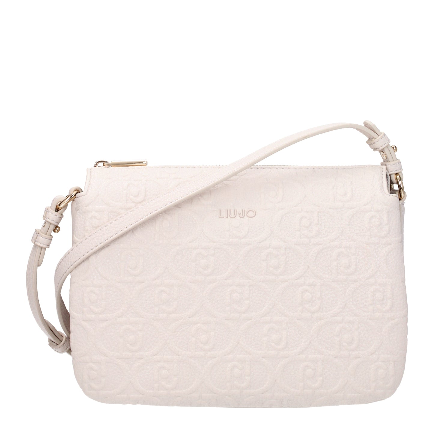 Liu Jo Crossbody Bags Women Polyester Beige/Champagne