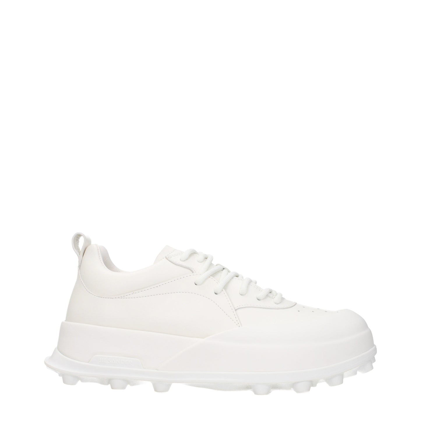 Jil Sander Men's Sneakers in Leather White