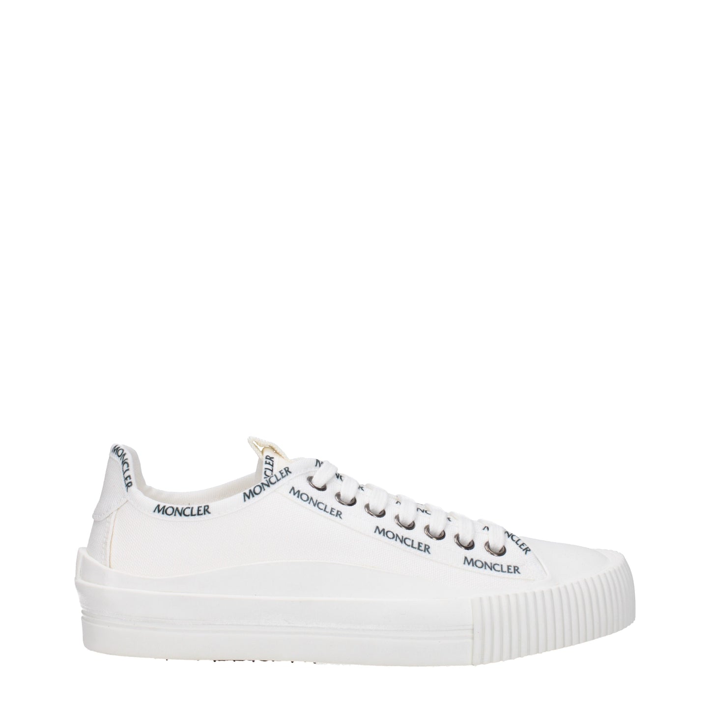 Moncler Women's Sneakers in Fabric  White