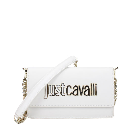 Just Cavalli Crossbody Bags Women Polyester White