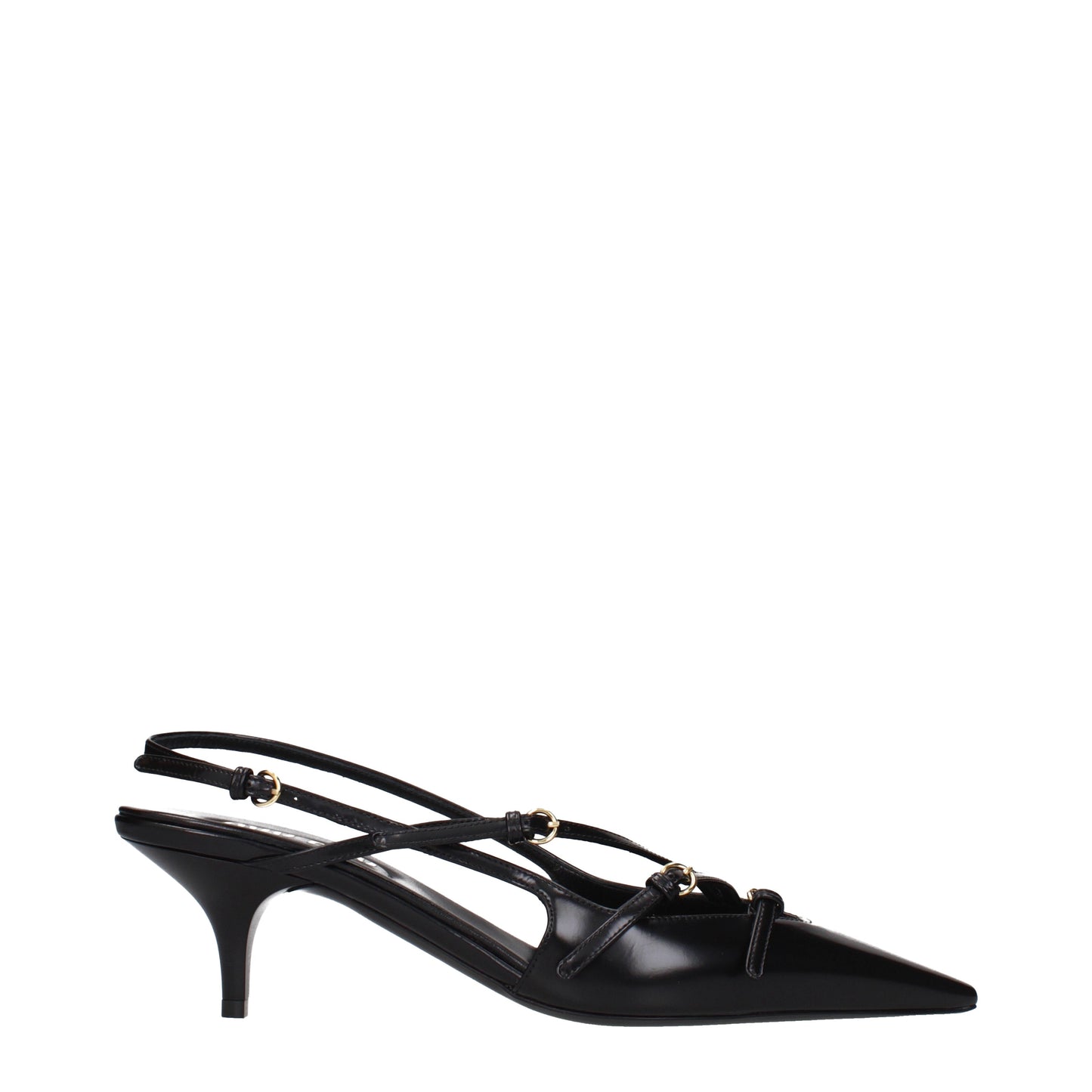 Miu Miu Sandals Women Leather Black