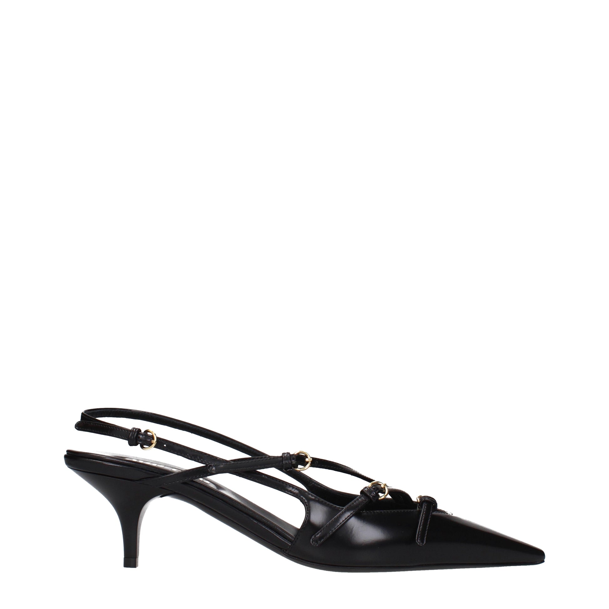 Miu Miu Sandals Women Leather Black