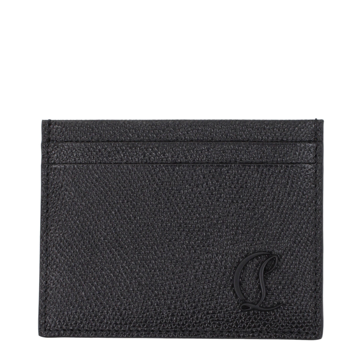 Louboutin Document Holders Men Leather Black