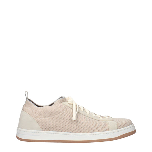 Eleventy Sneakers Men Fabric  Beige