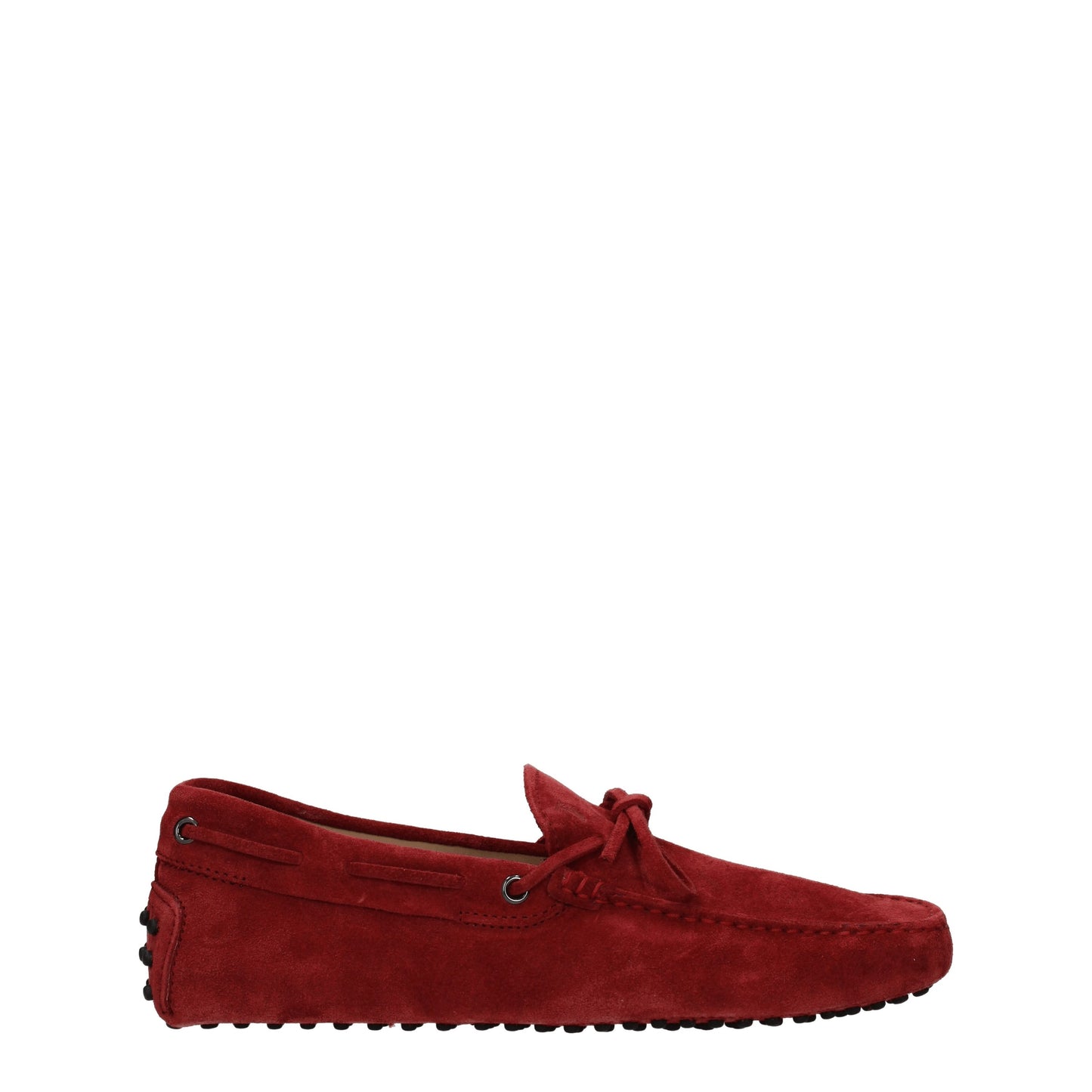 Tod's Men's Loafers in Suede Red