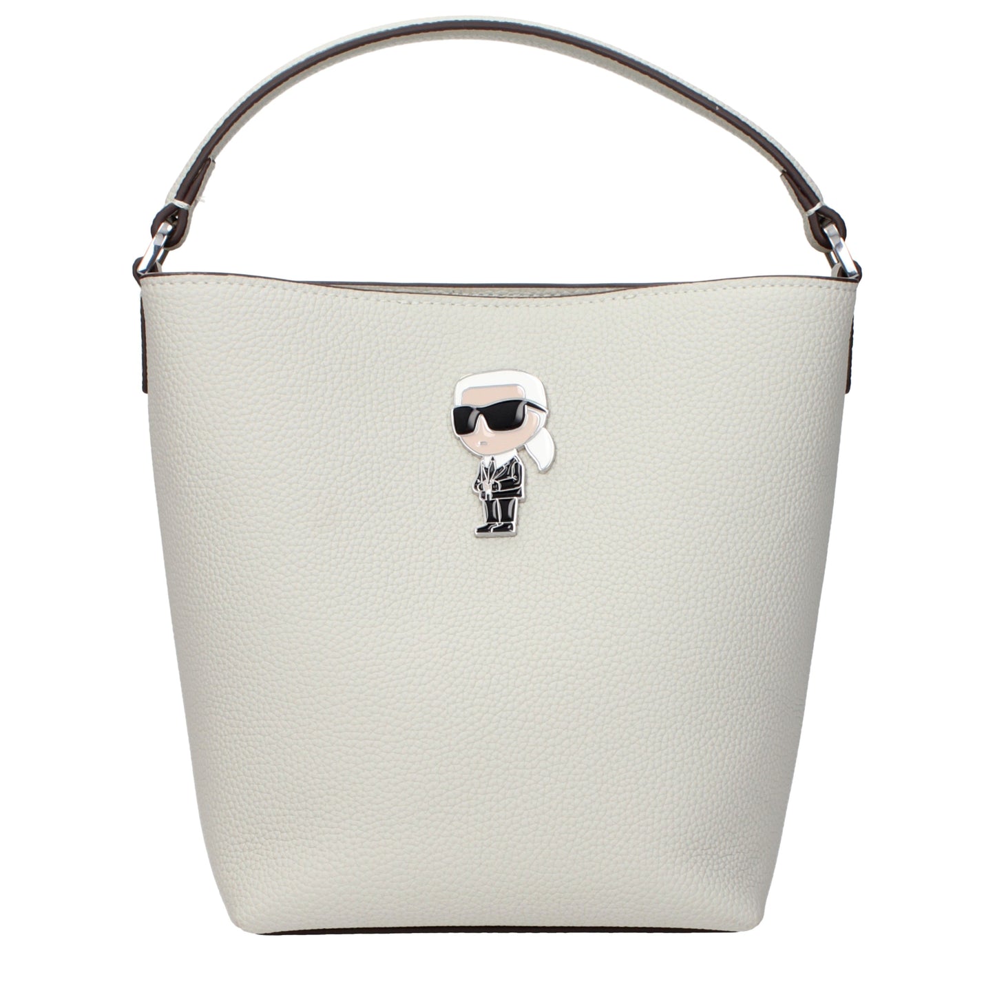 Karl Lagerfeld Handbags Women Leather Gray/Cement