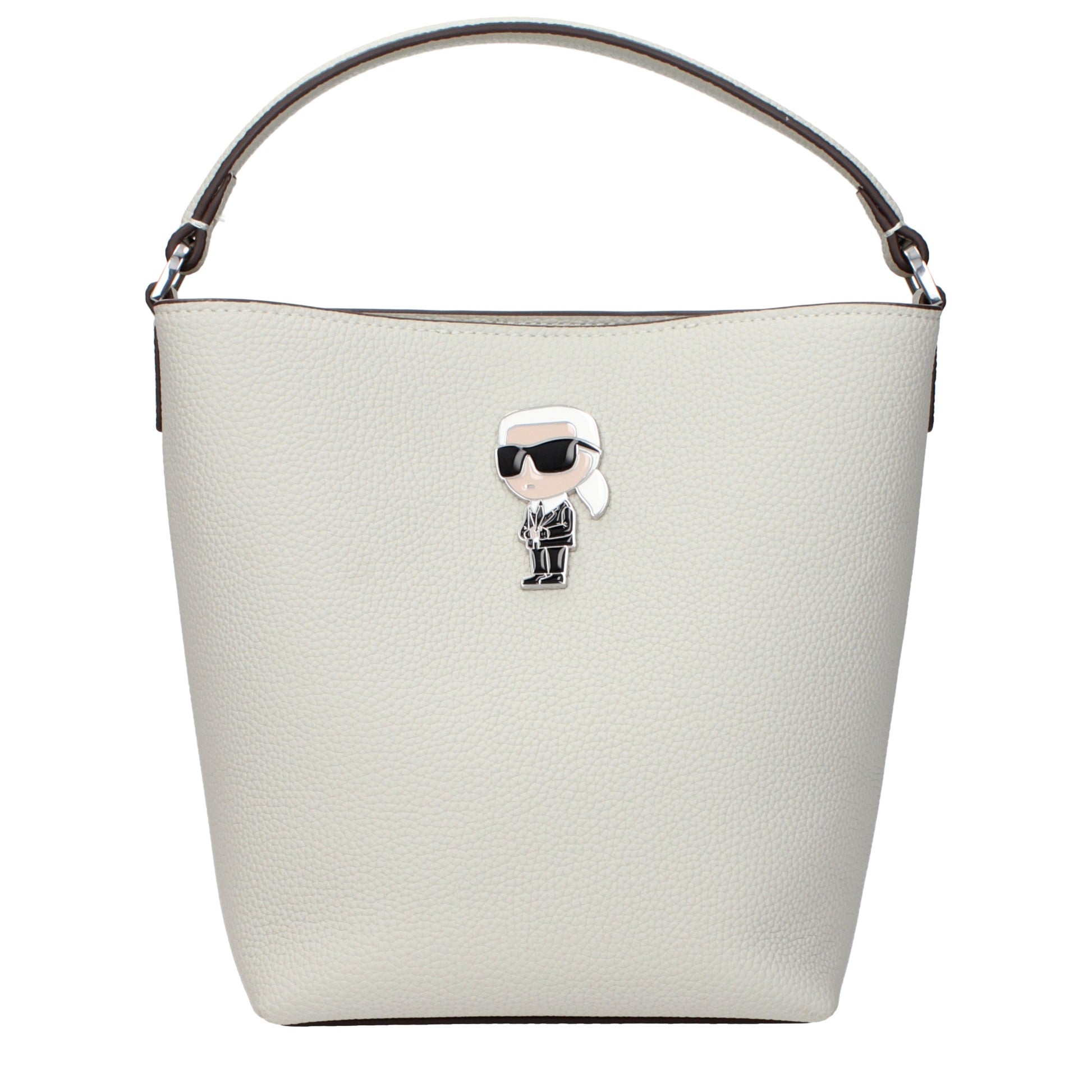 Karl Lagerfeld Handbags Women Leather Gray/Cement