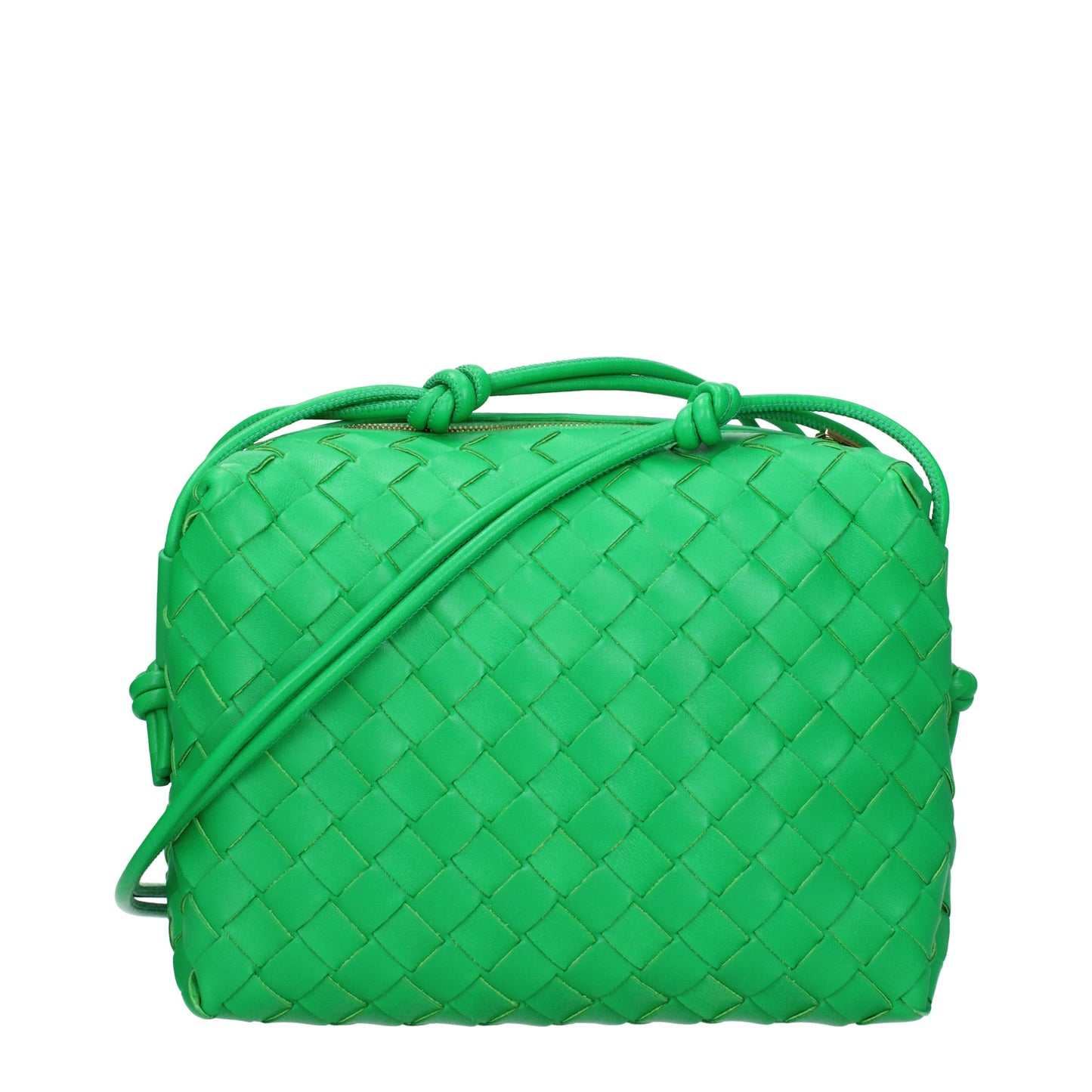 Bottega Veneta Crossbody Bags Women Leather Green/Parakeet