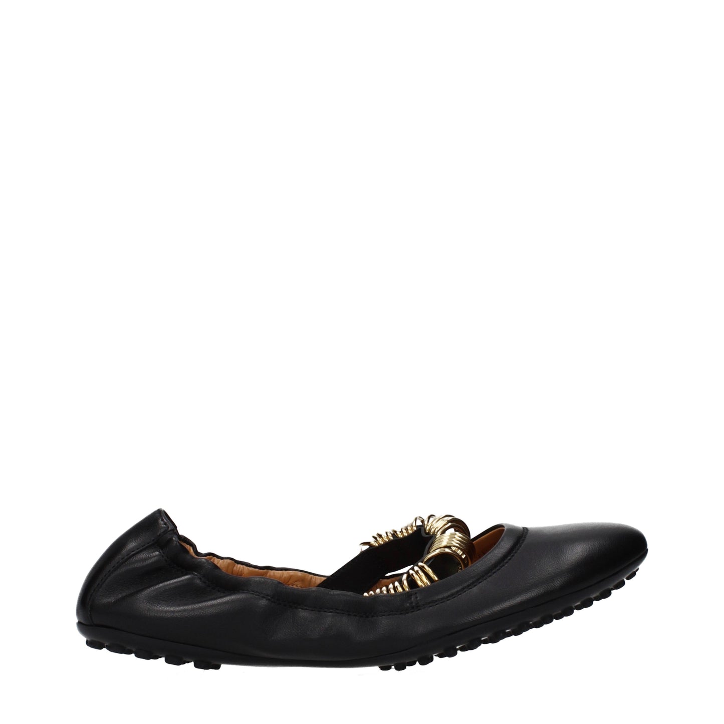 Tod's Ballet Flats Women Leather Black