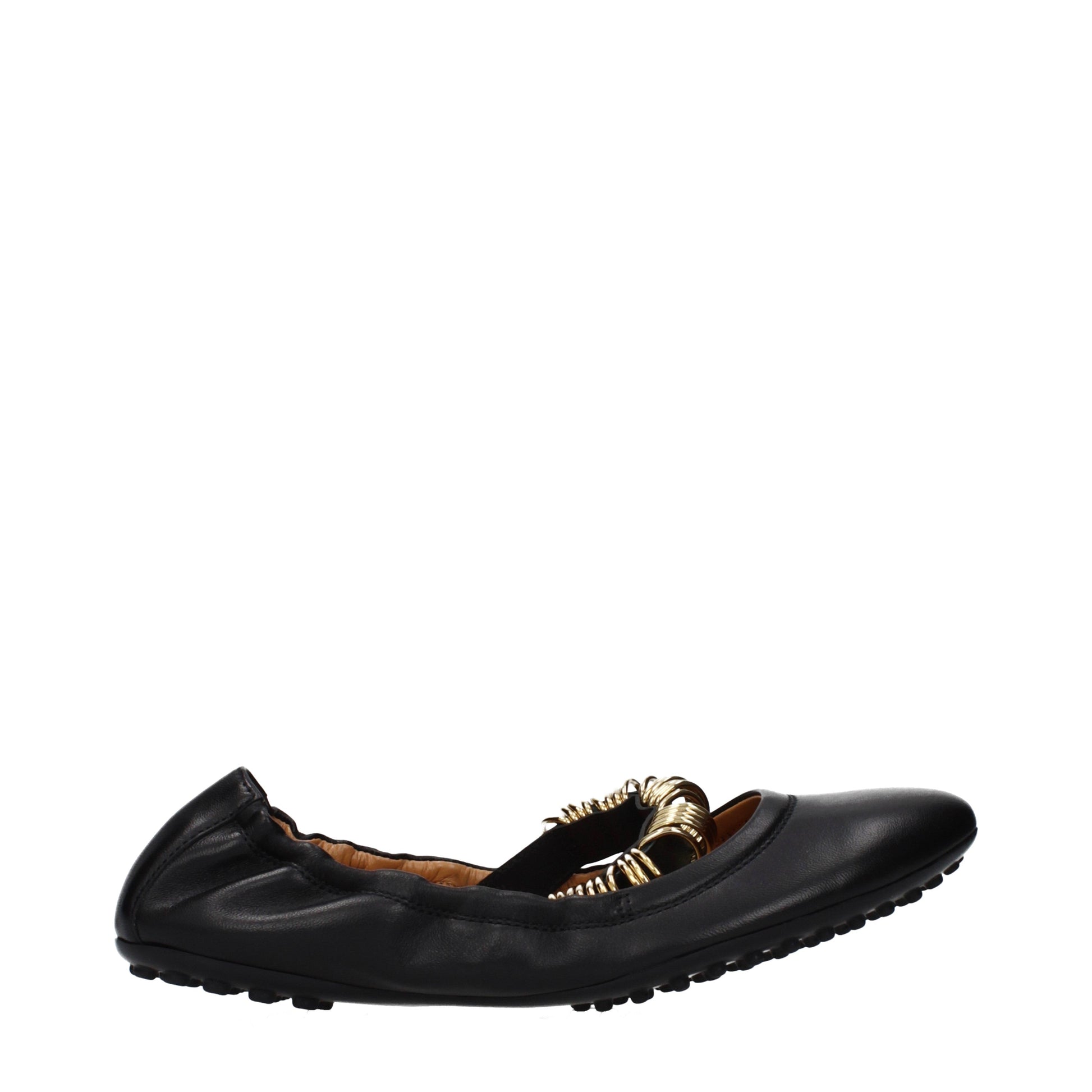 Tod's Ballet Flats Women Leather Black
