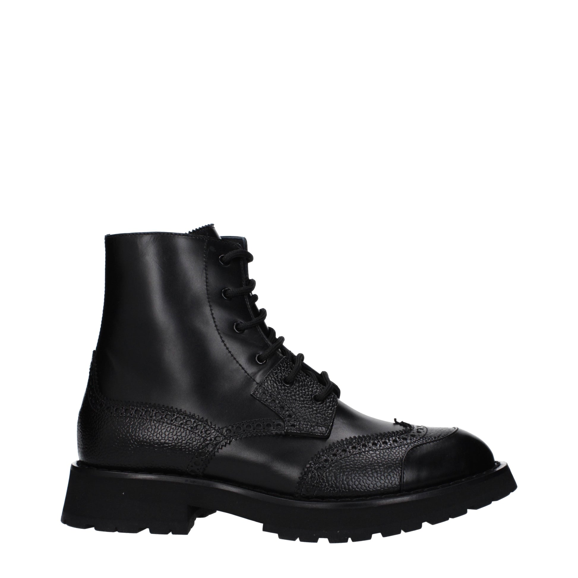 Alexander McQueen Men's Ankle Boots Leather