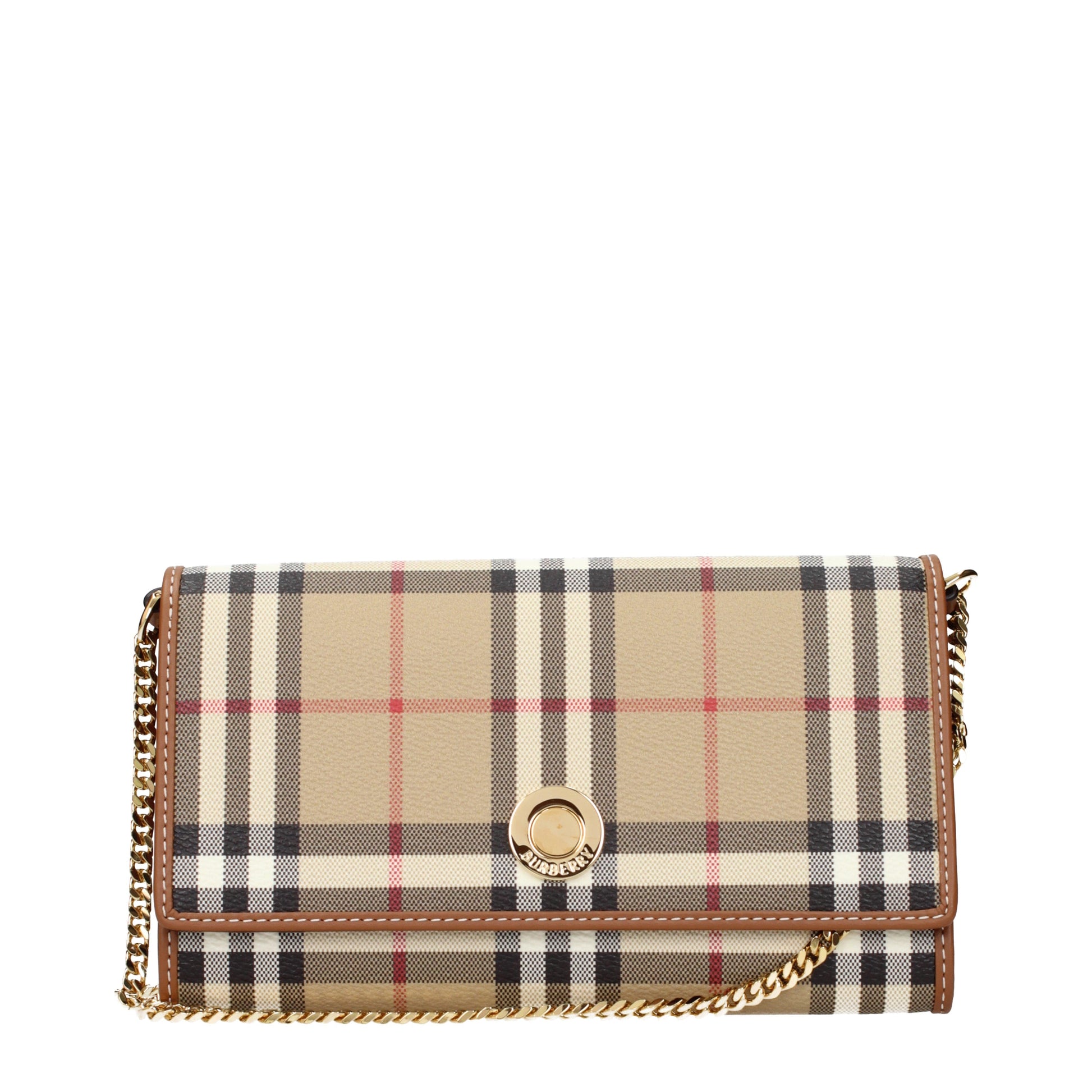 Burberry Crossbody Bags Women Fabric  Beige