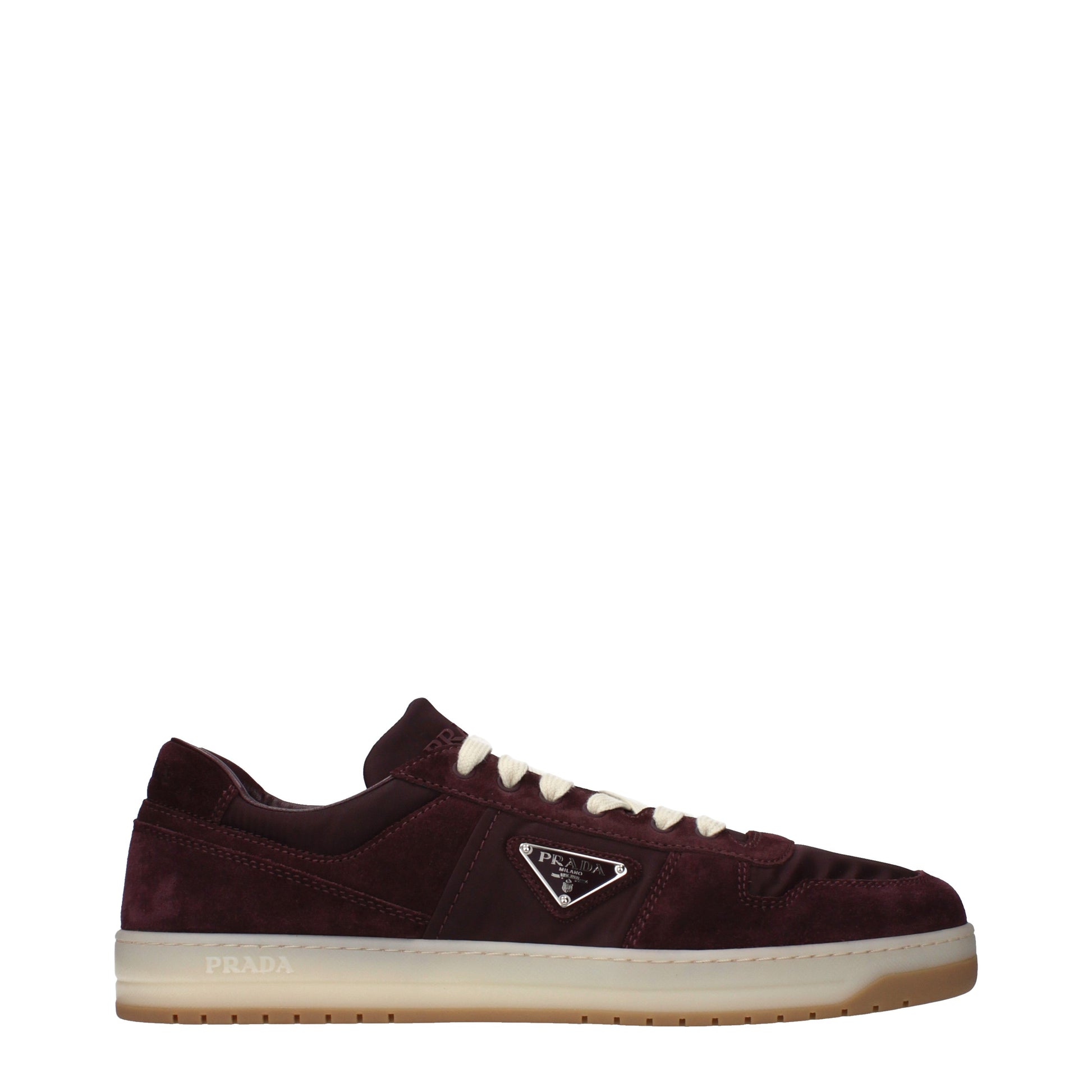 Prada Sneakers Men Nylon Red/Bordeaux