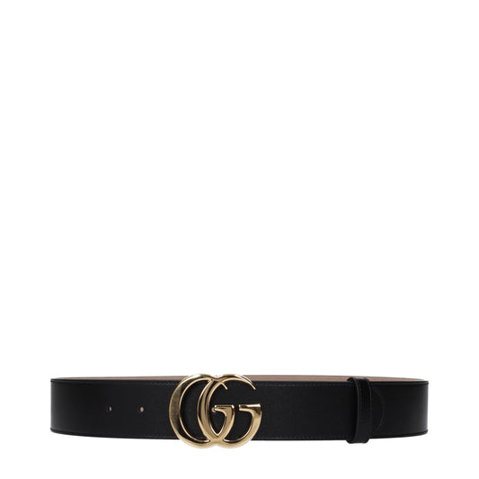 Gucci Belts Men Leather Black