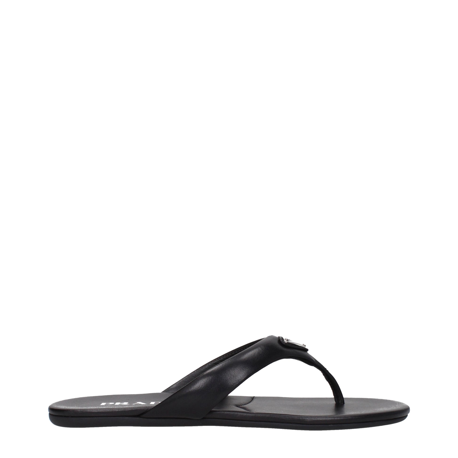 Prada Women's Flip Flops Leather