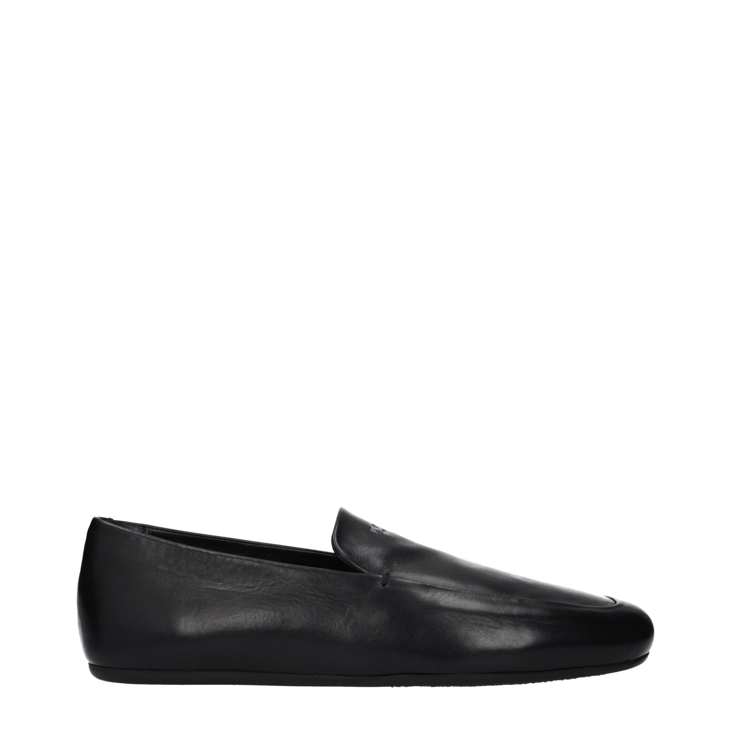 Prada Loafers Men Leather Black