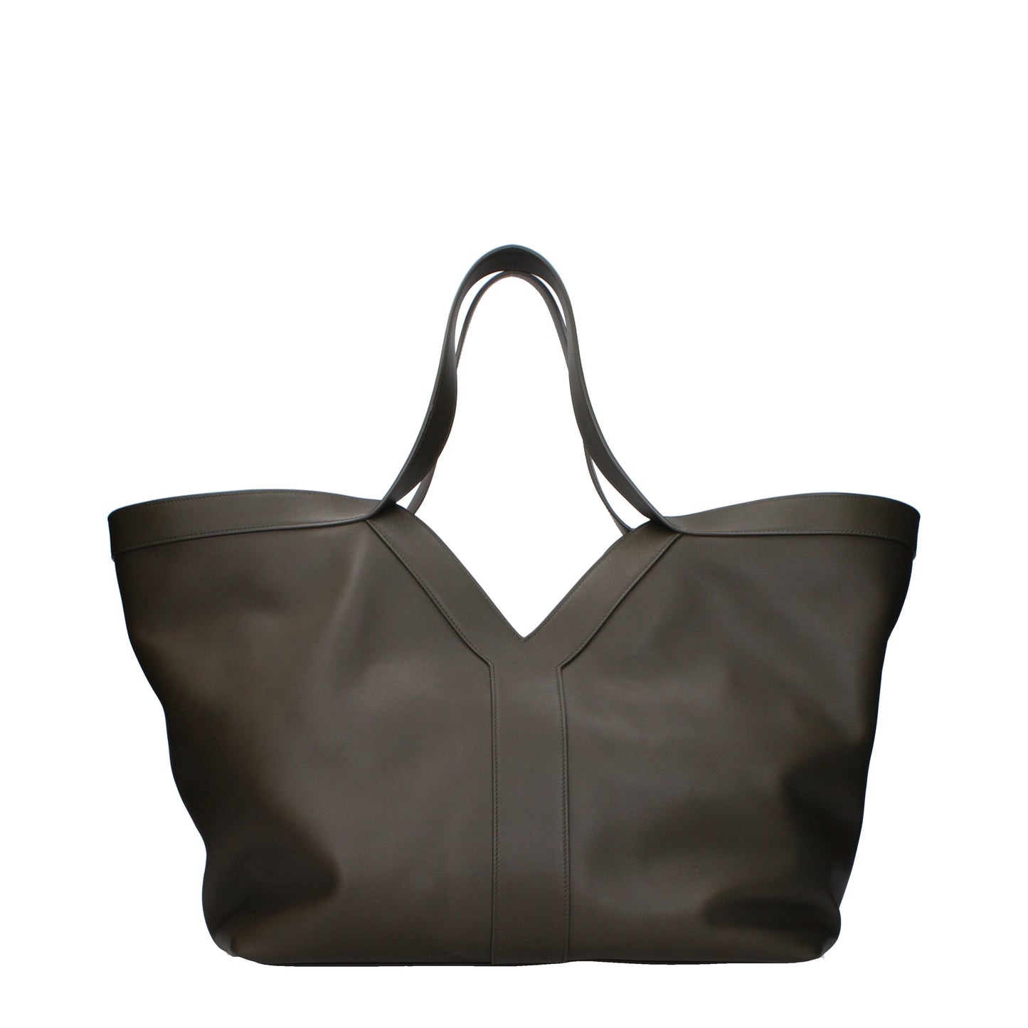 Saint Laurent Shoulder Bags Women Leather Green/Moss