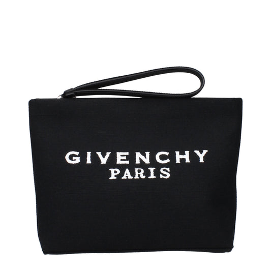 Givenchy Clutches Women Fabric  Black