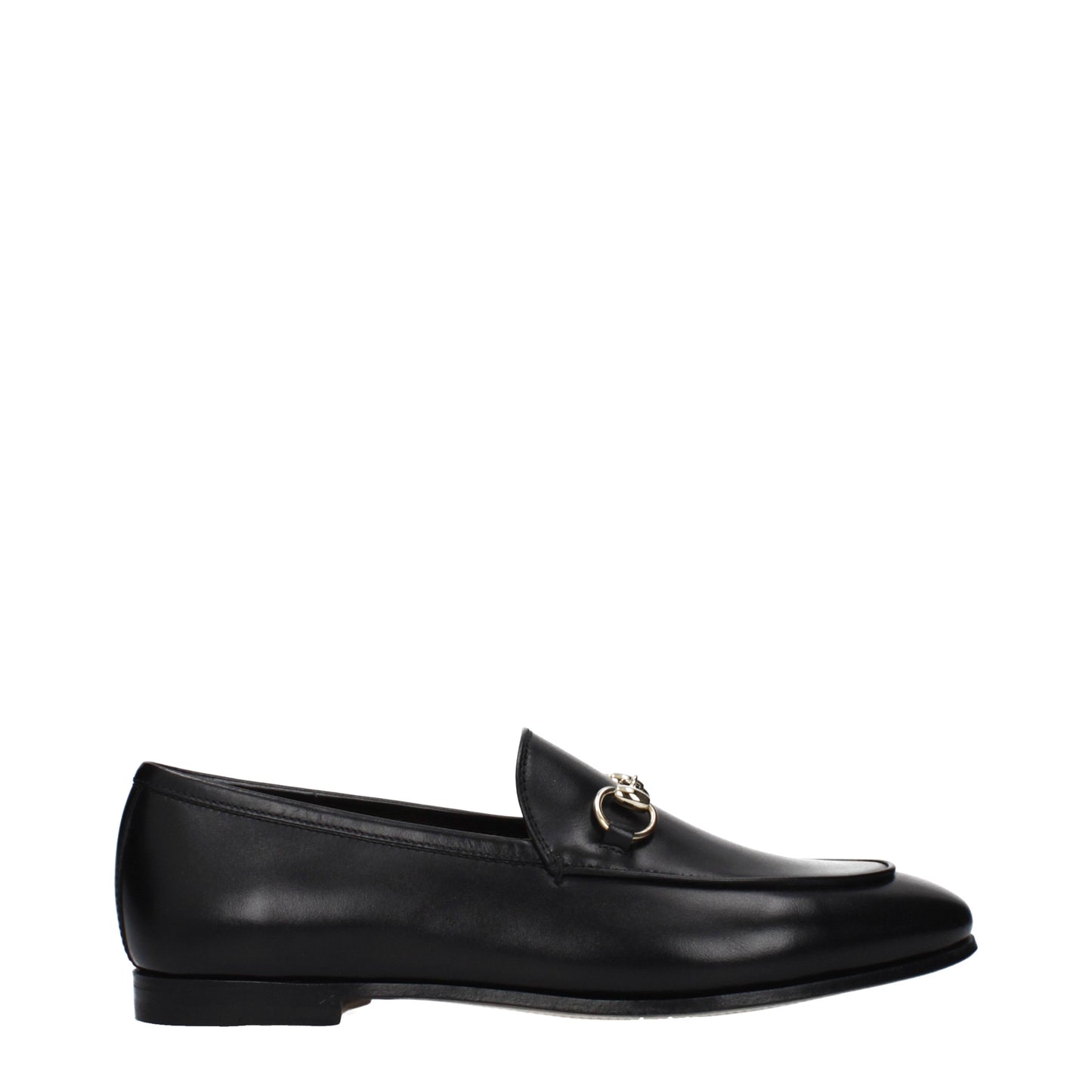 Gucci Loafers Women Leather Black