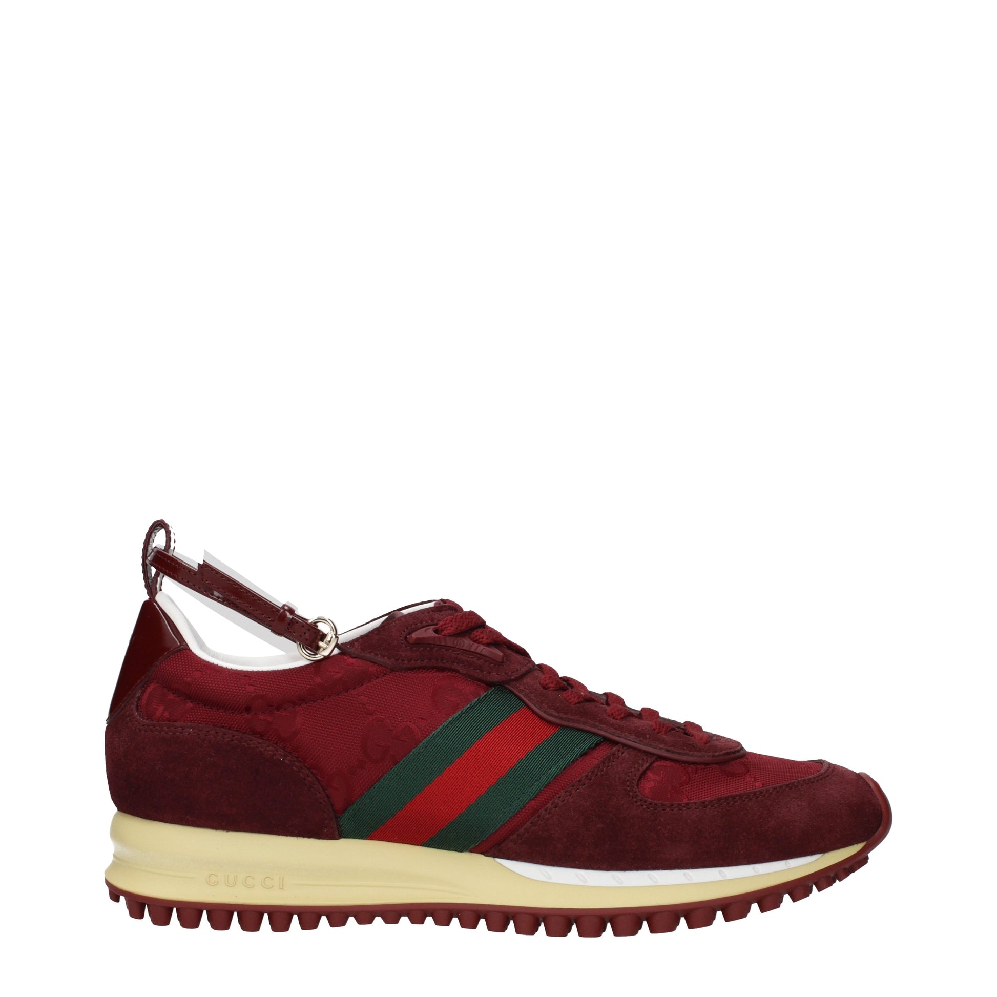 Gucci Sneakers Women Fabric  Red