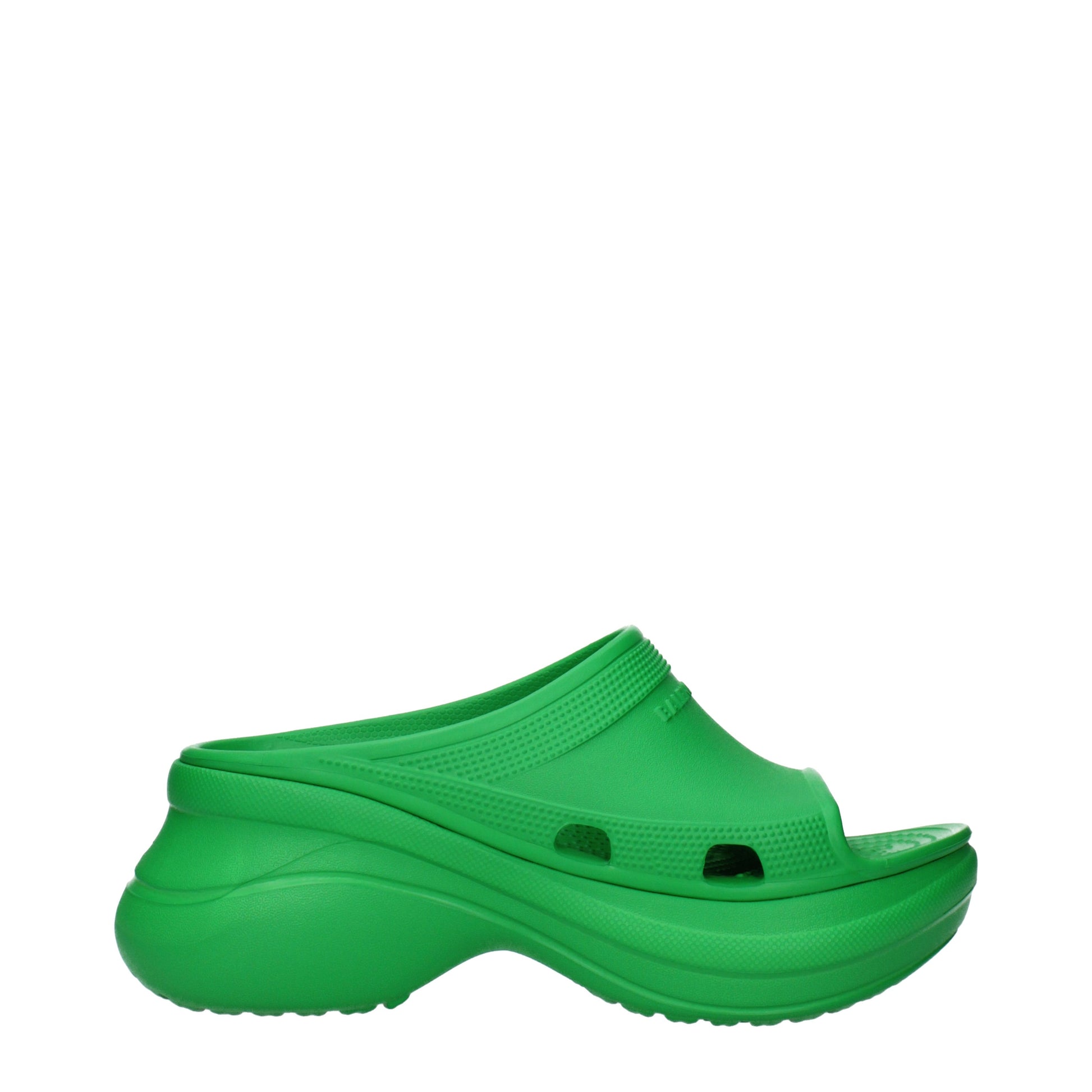 Balenciaga Slippers and Clogs Women Rubber Green/Grass