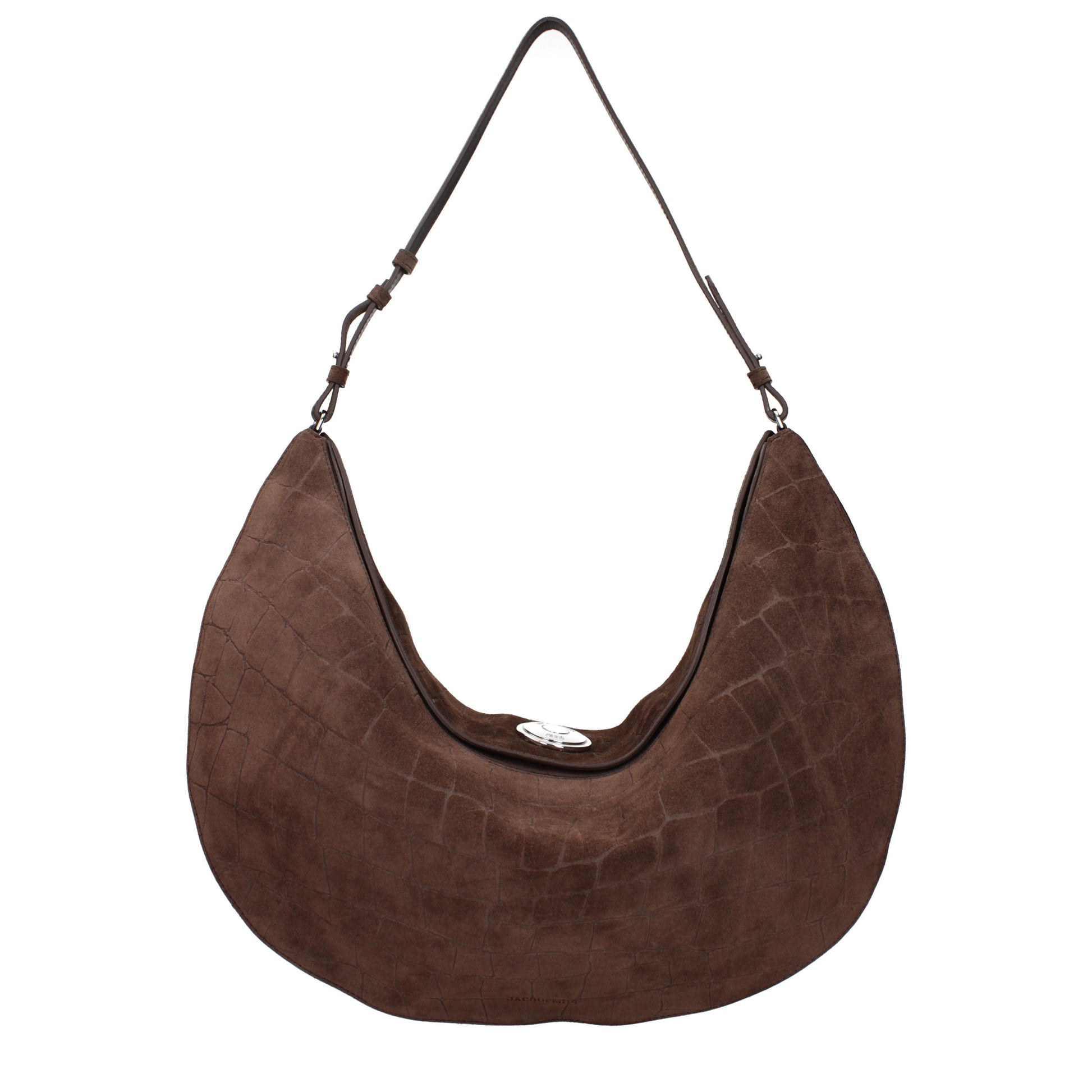Jacquemus Shoulder Bags Women Suede Brown