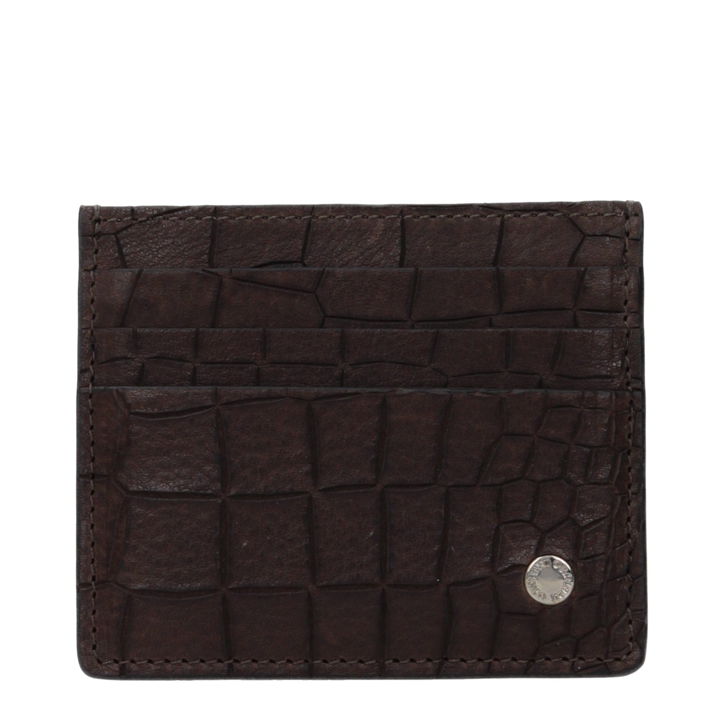 Orciani Document Holders Men Leather Brown/Ebony