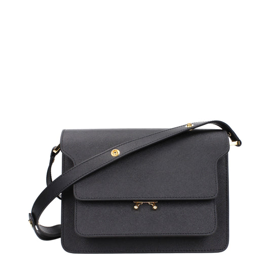 Marni Shoulder Bags Women Leather Black