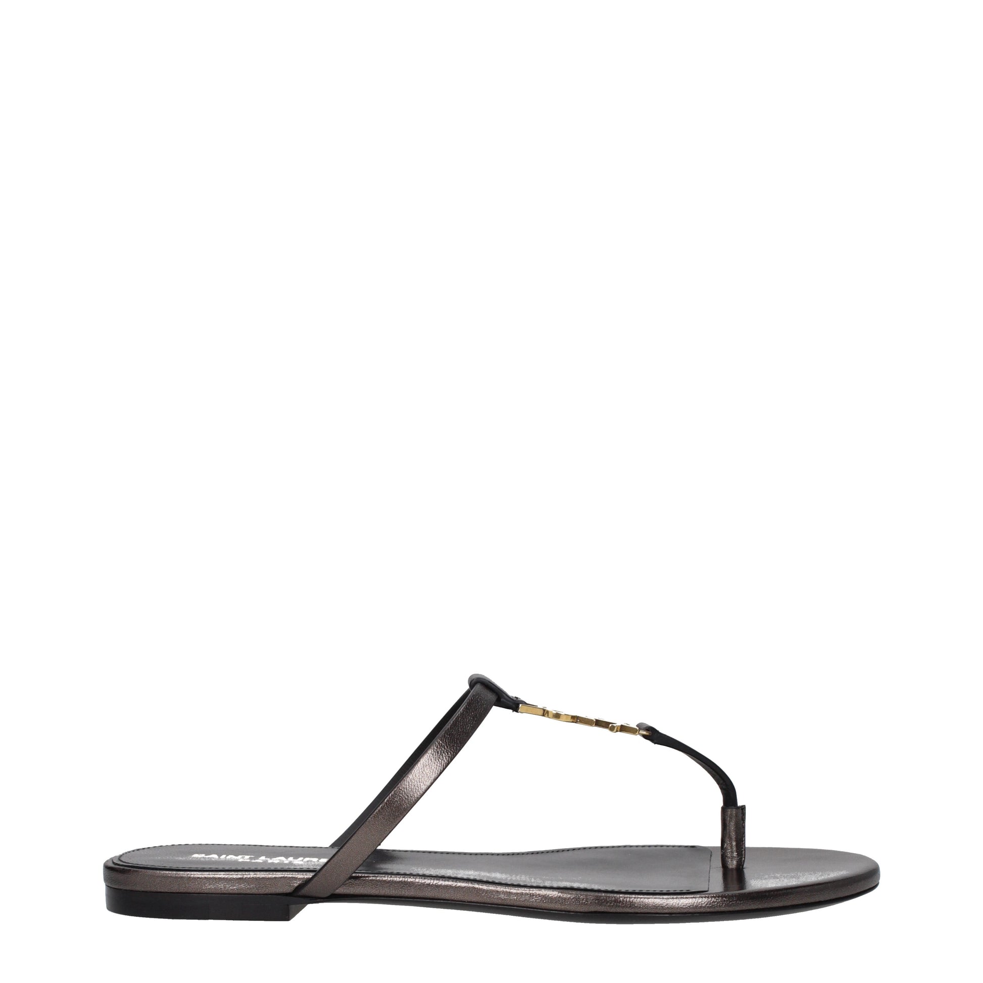 Saint Laurent Women's Flip Flops Leather