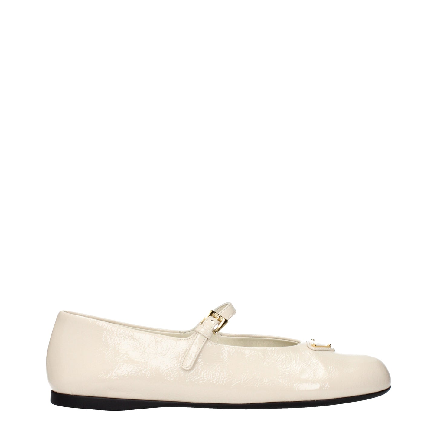 Prada Women's Ballet Flats Patent Leather